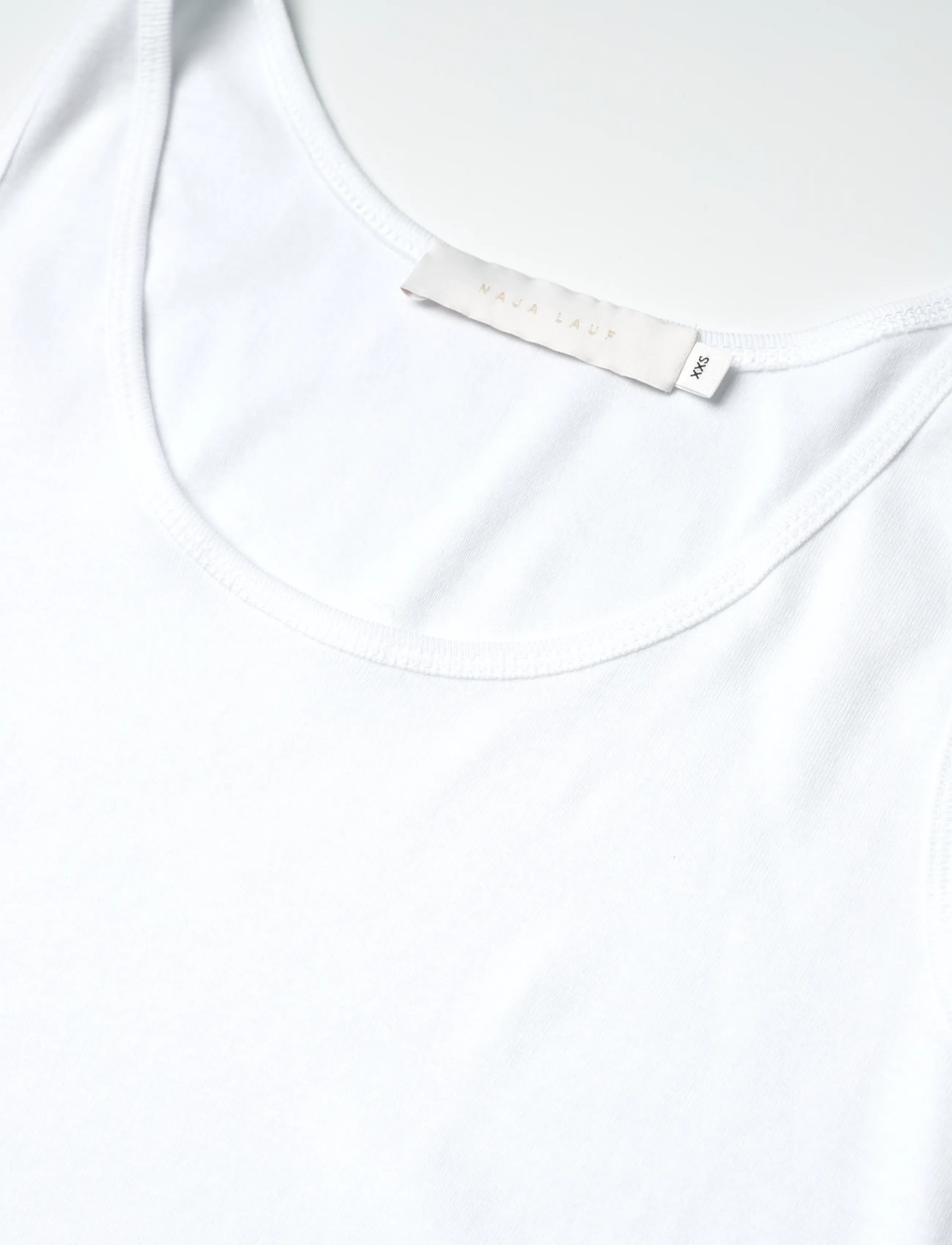 Naja Lauf - SKY TANKTOP BAMBOO RIB - white - 2