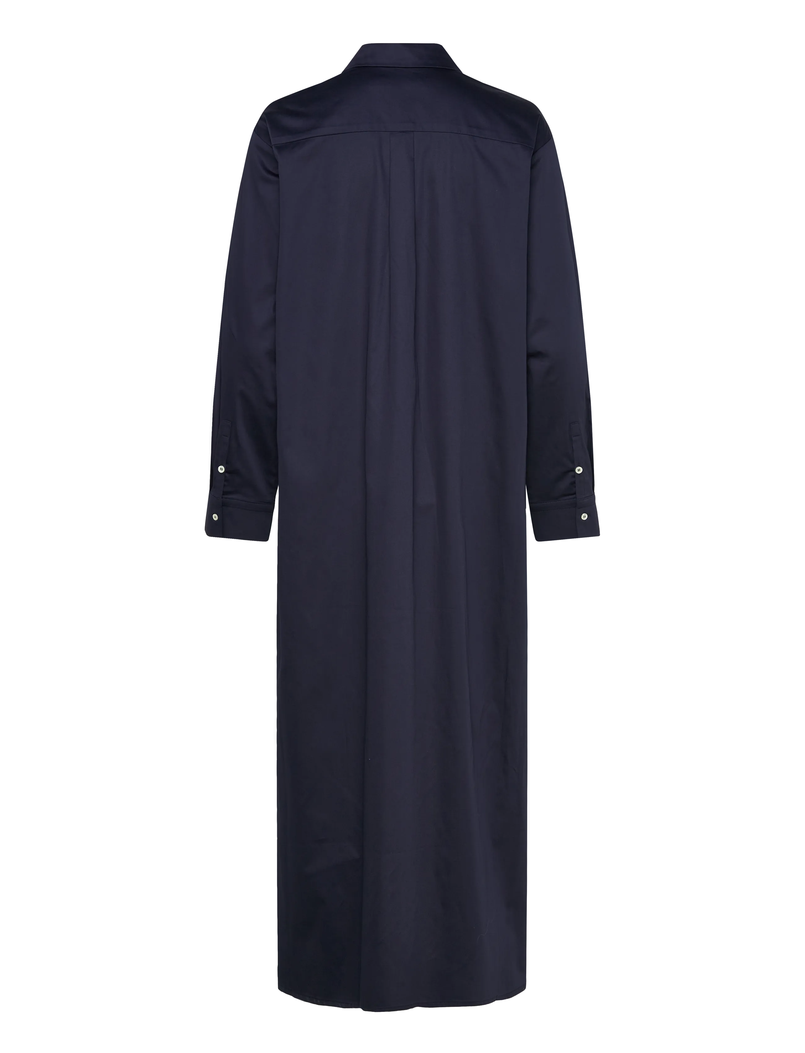 Naja Lauf - SONIA DRESS SATEEN POPLIN - navy - 1