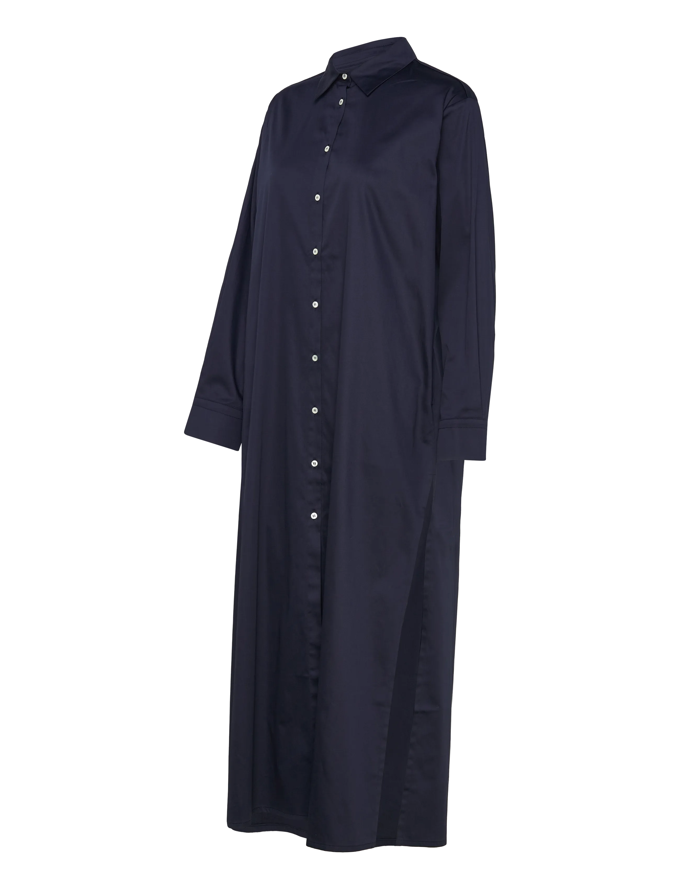 Naja Lauf - SONIA DRESS SATEEN POPLIN - navy - 2