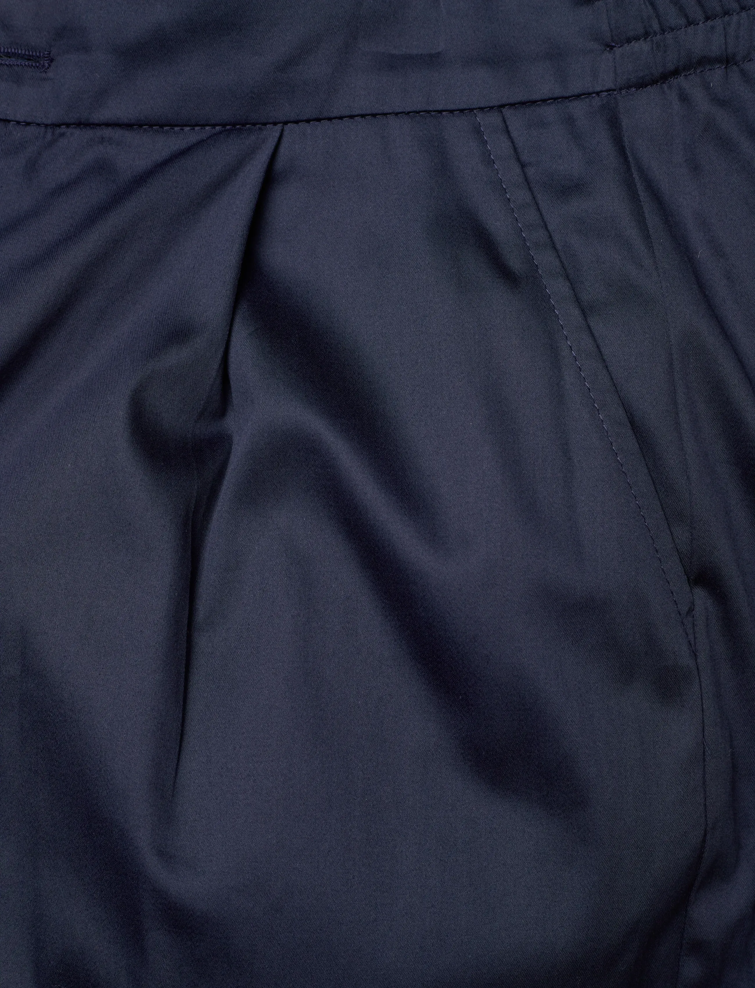 Naja Lauf - NADINE PANTS SATEEN POPLIN - navy - 2