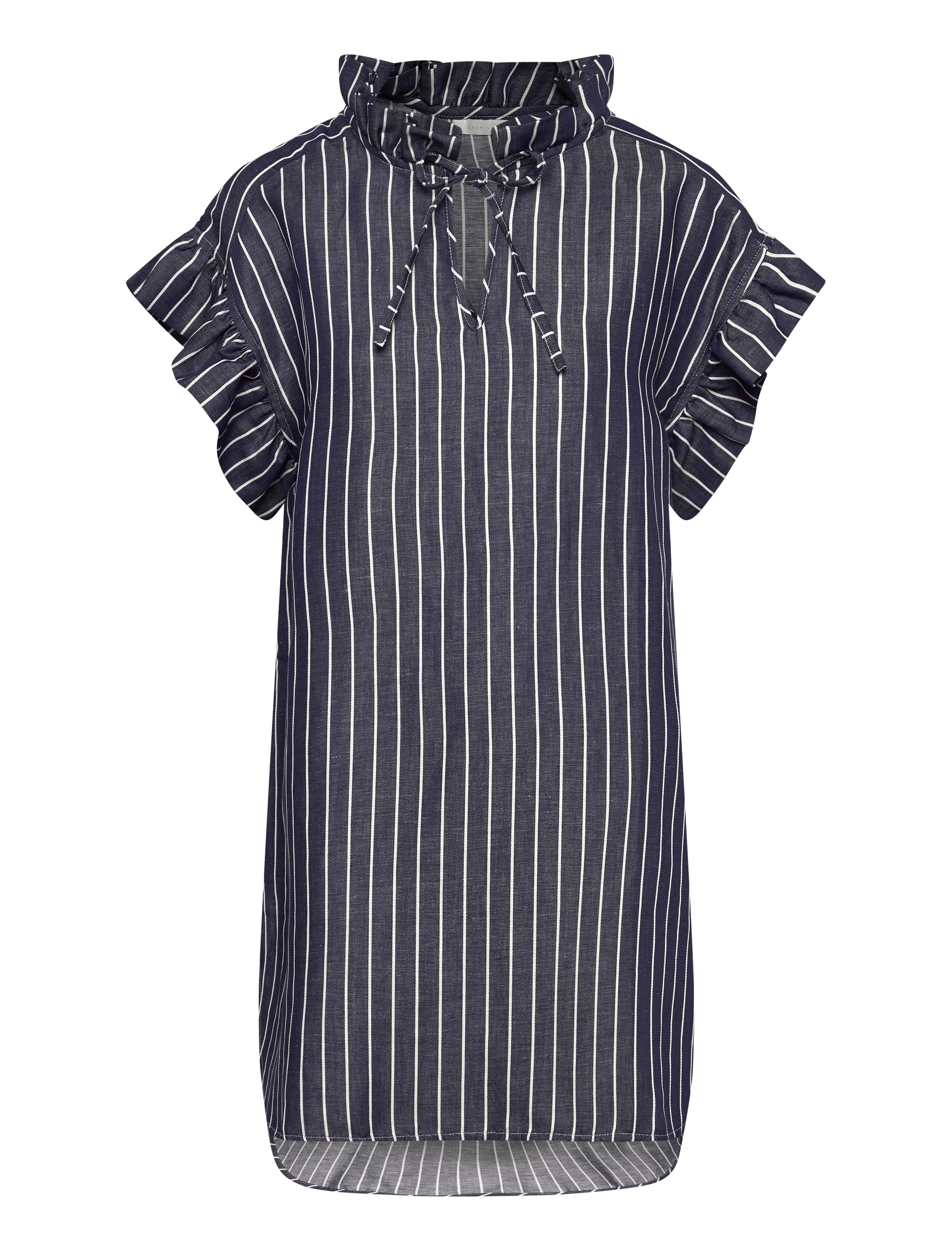 Naja Lauf TANNIE BLOUSE STRIPED DENIM - Naja Lauf - NAVY/WHITE / navy