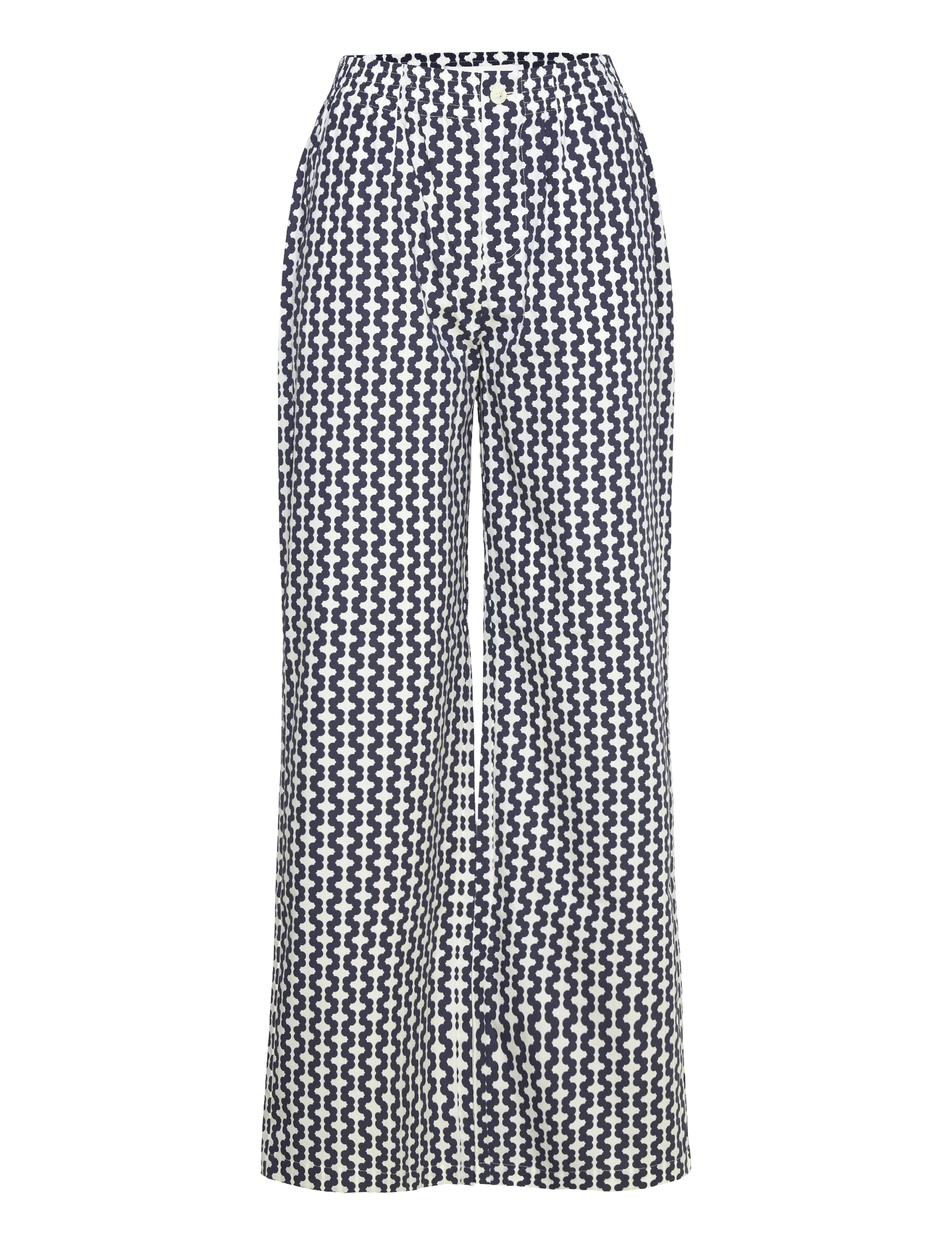 Naja Lauf OLLIE PANTS DOTS IN A ROW - Raka byxor - NAVY / navy