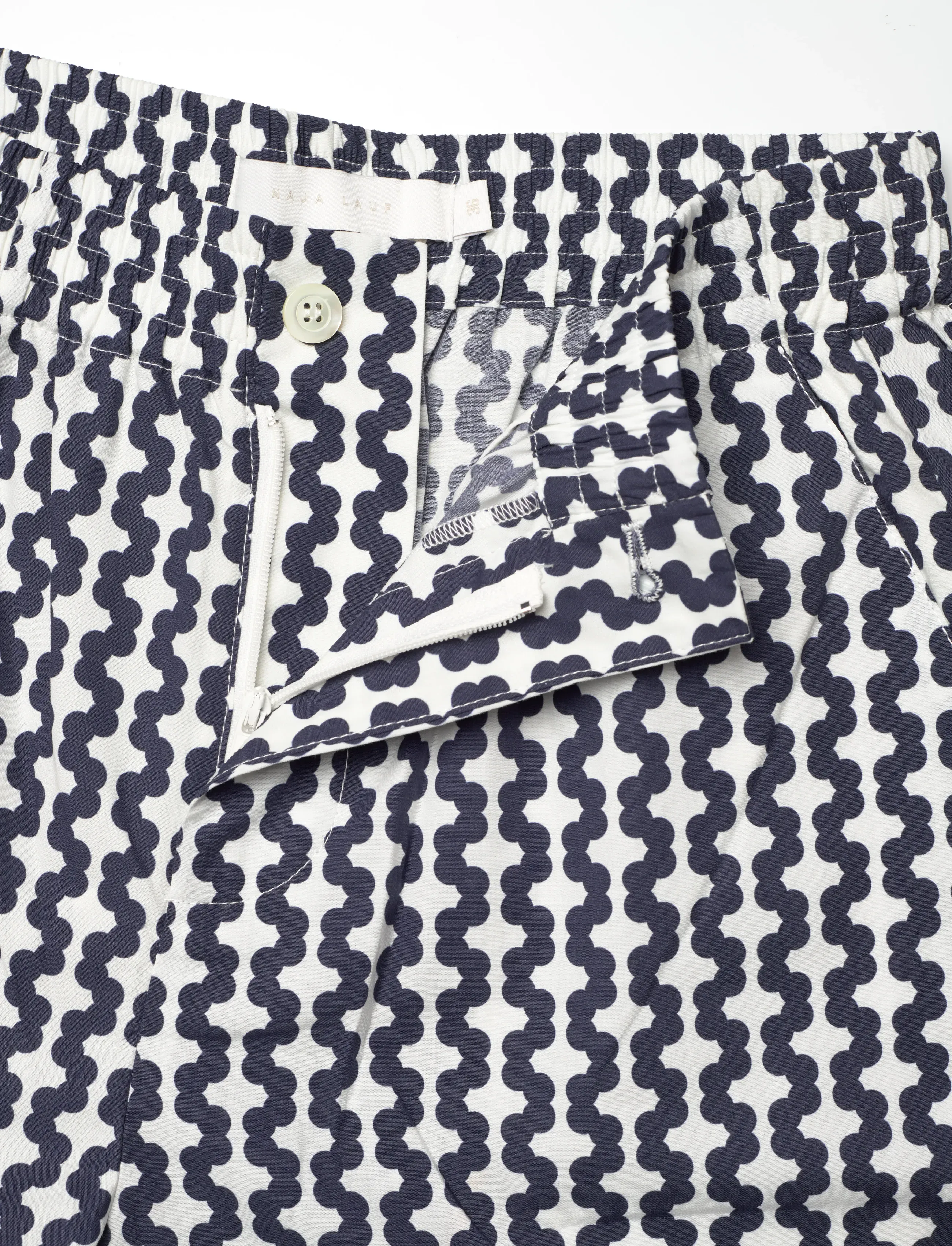 Naja Lauf - OLLIE PANTS DOTS IN A ROW - bukser med lige ben - navy - 3