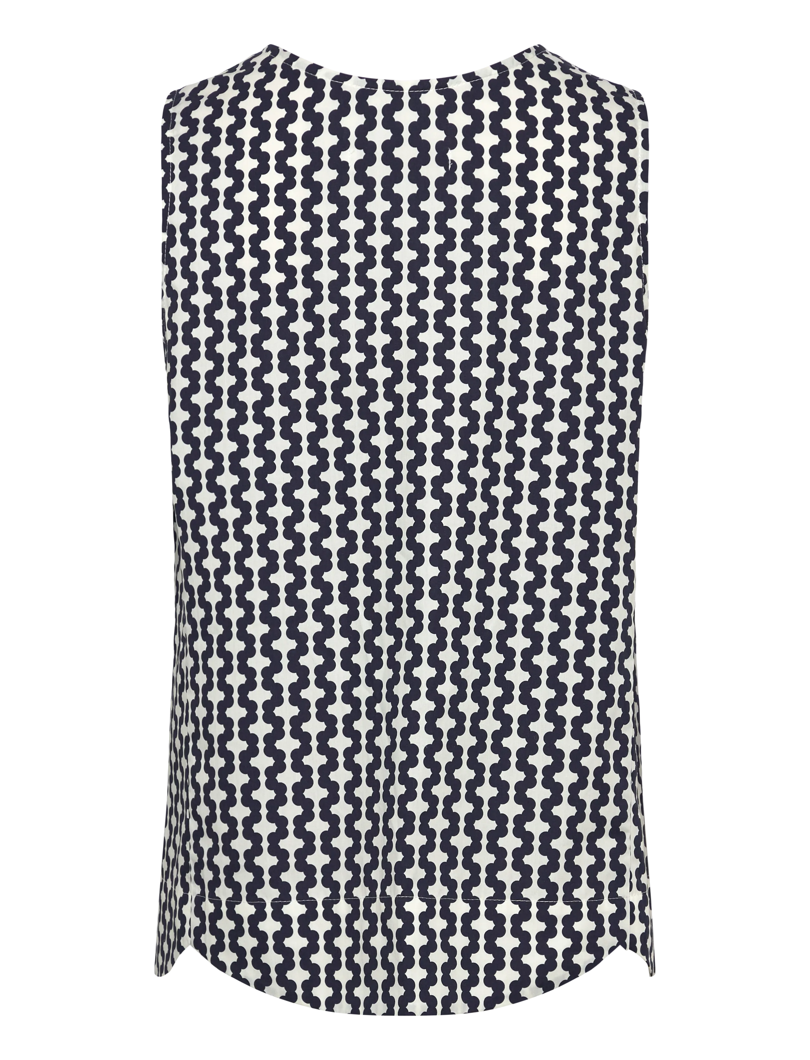 Naja Lauf - SAMSARA TOP DOTS IN A ROW - Ærmeløse bluser - navy - 1