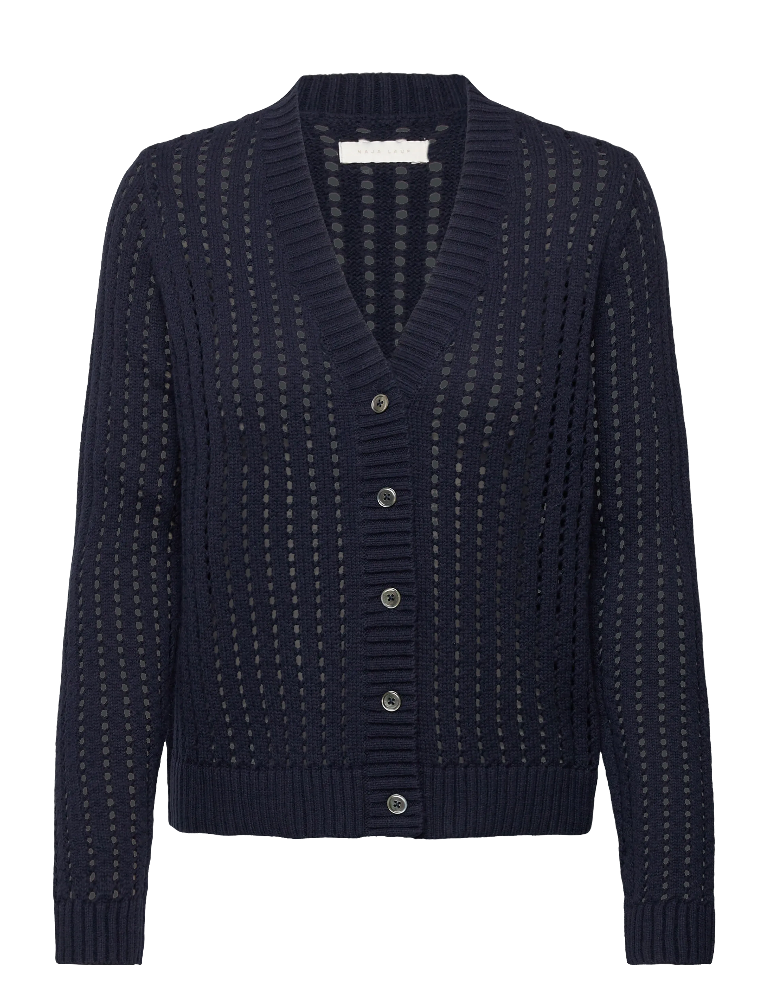 Naja Lauf ROSIE CARDIGAN OPEN KNIT - Kardiganid - NAVY / navy