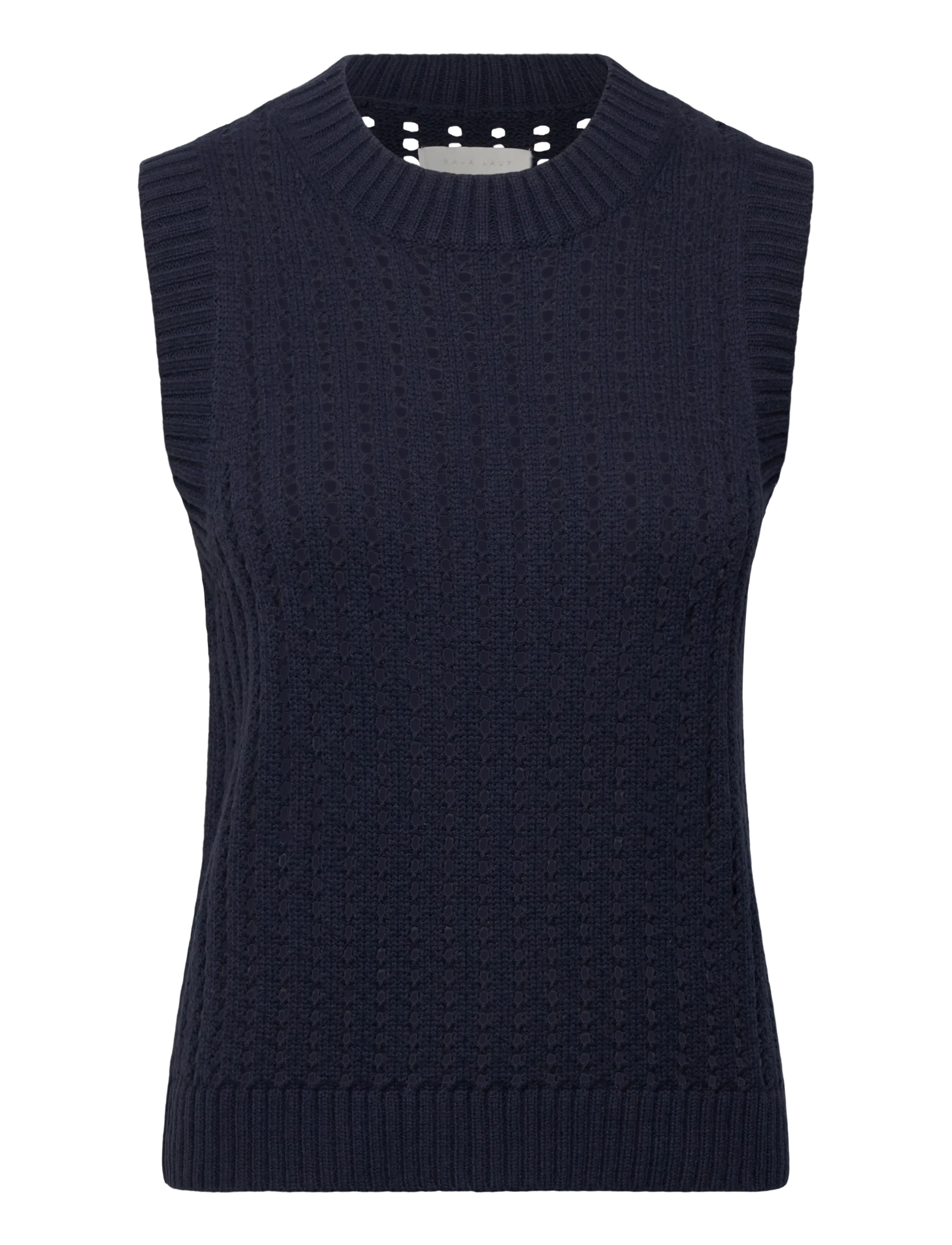 NIKITA PULLOVER OPEN KNIT - NAVY