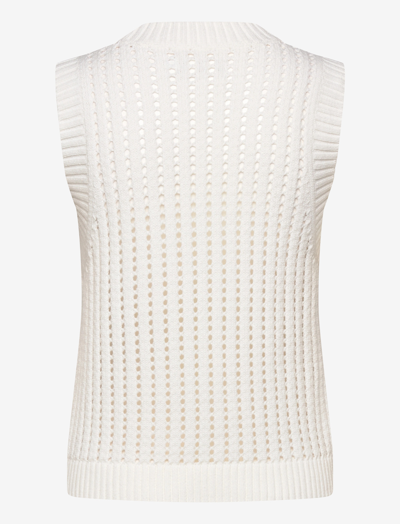 Naja Lauf - NIKITA PULLOVER OPEN KNIT - trøjer - white - 1