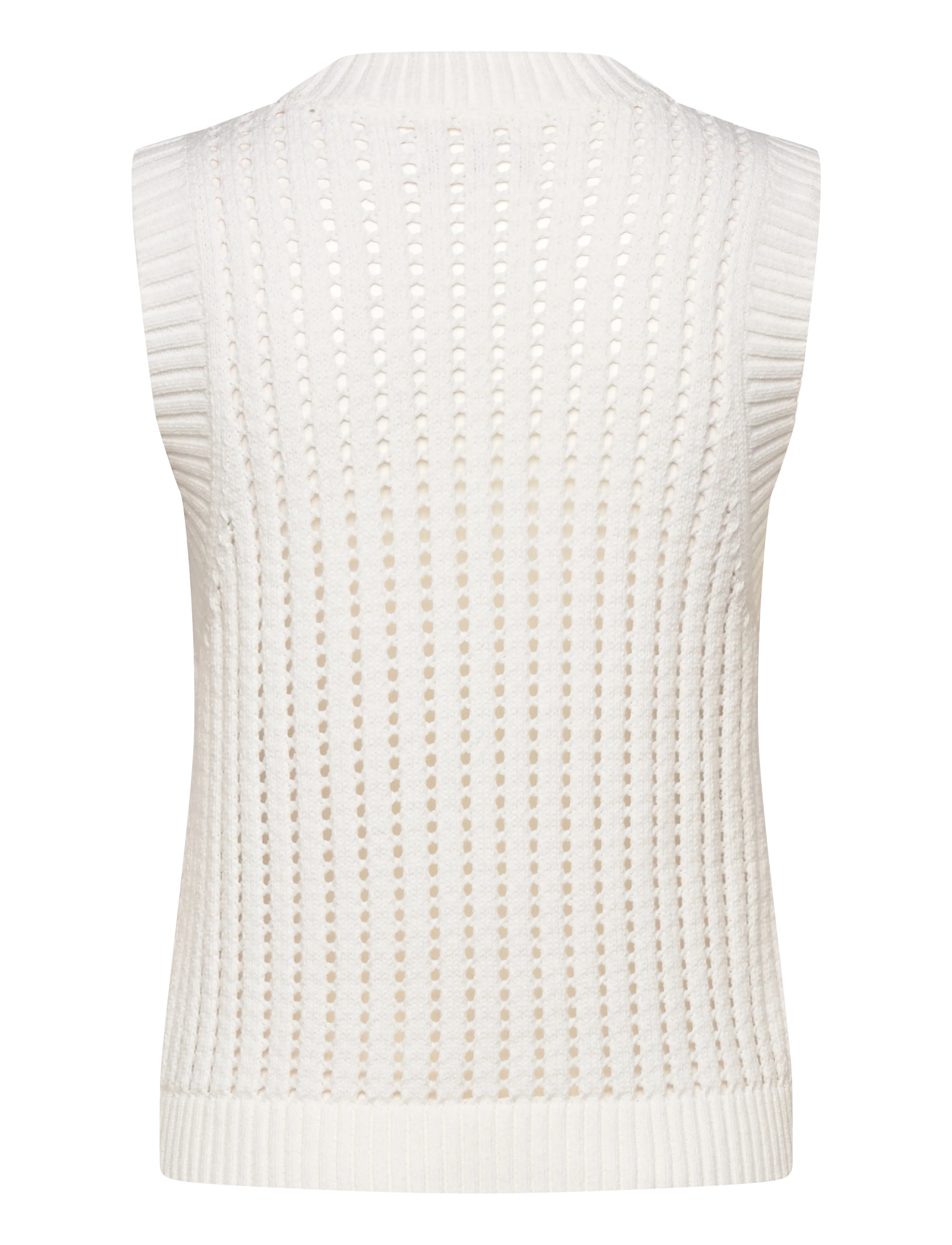 Naja Lauf - NIKITA PULLOVER OPEN KNIT - pullover - white - 1