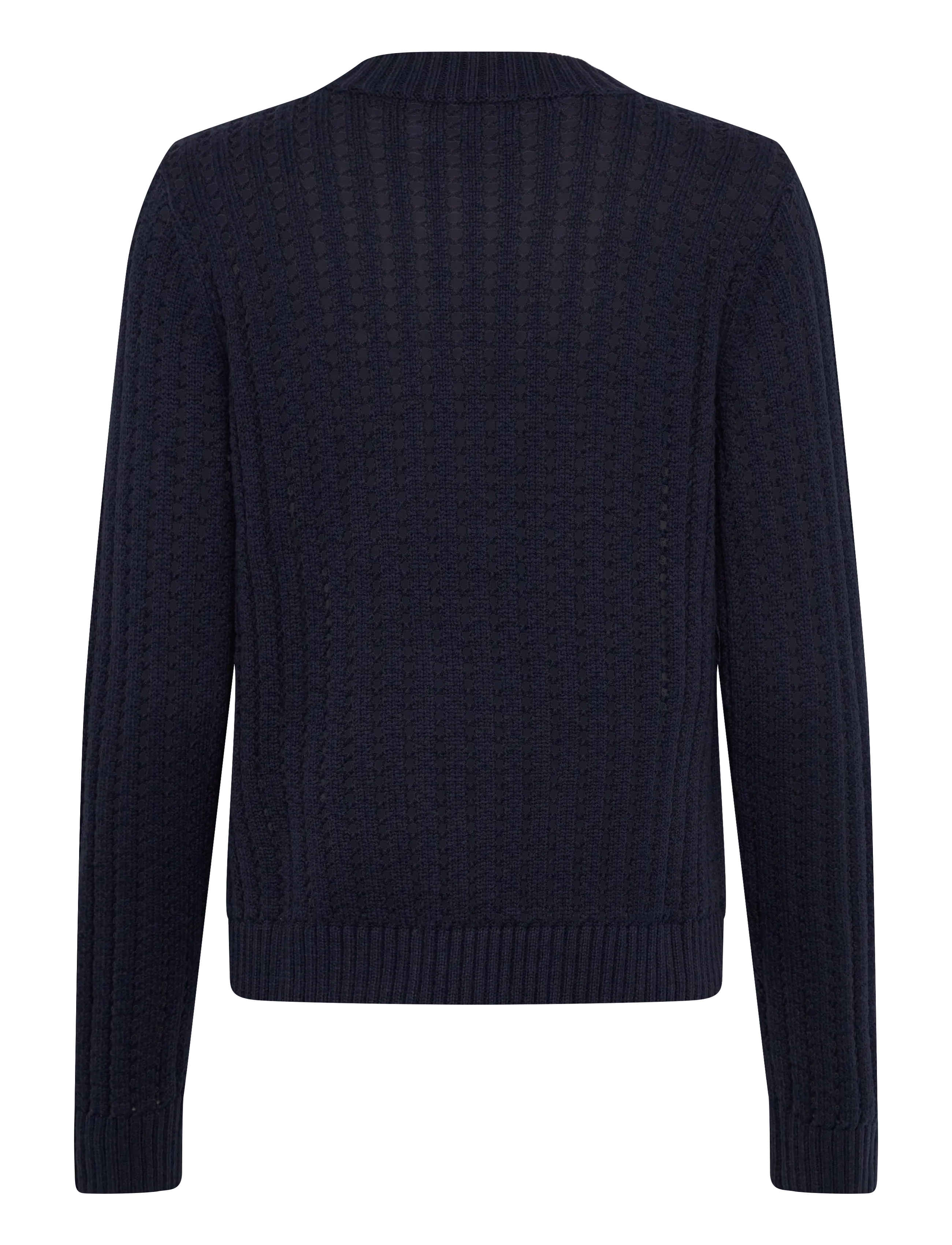 Naja Lauf - JENNIE SWEATER OPEN KNIT - trøjer - navy - 1
