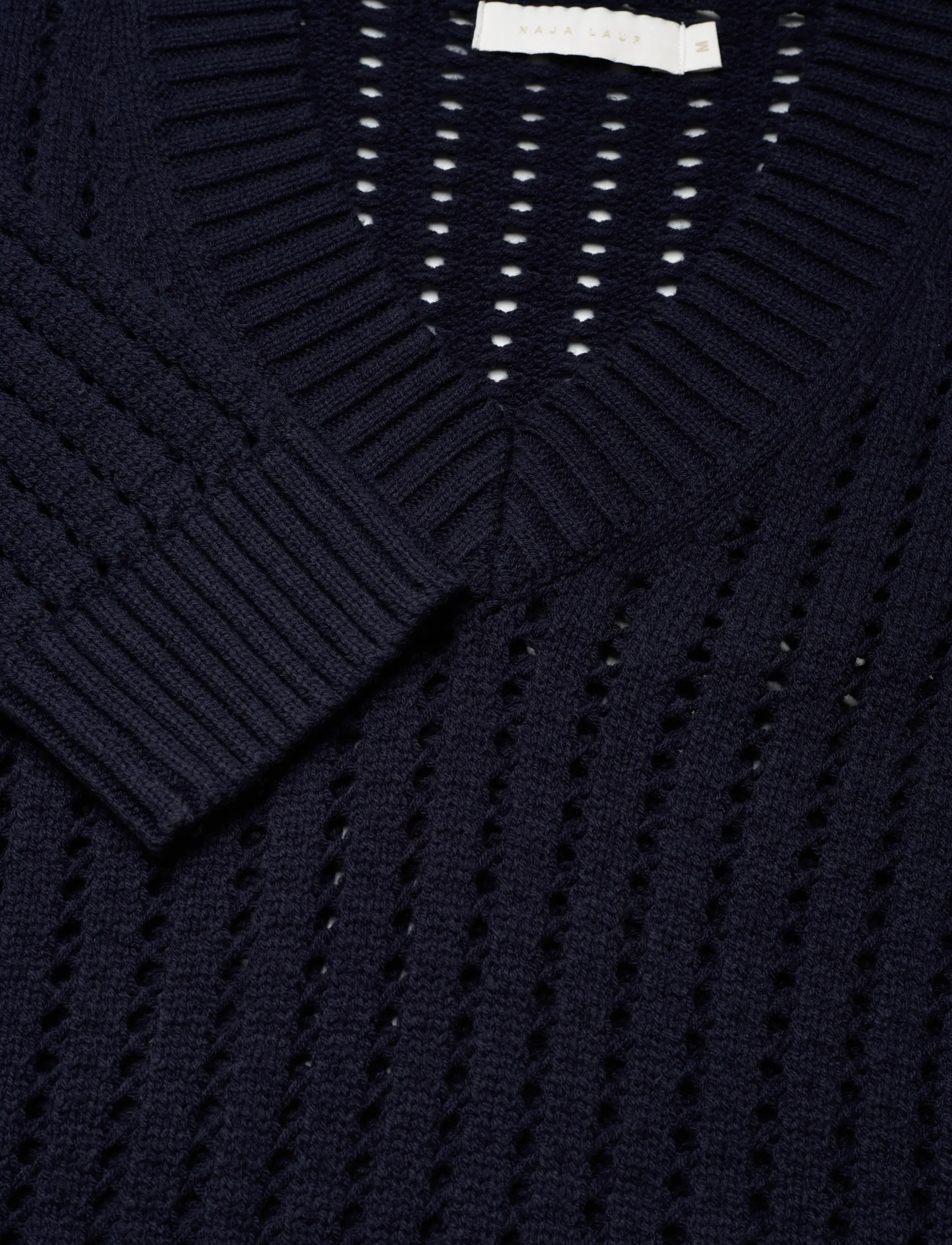 Naja Lauf - JENNIE SWEATER OPEN KNIT - trøjer - navy - 2