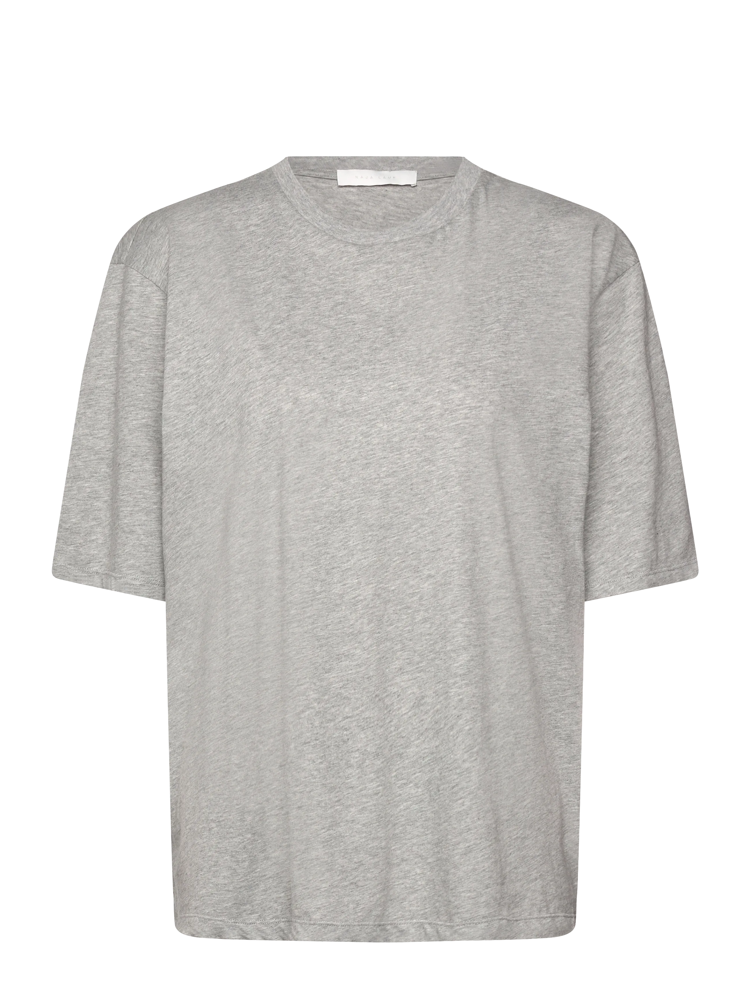 Naja Lauf SOLAR TSHIRT ORGANIC COTTON - Tøj - GREY MELANGE / grey