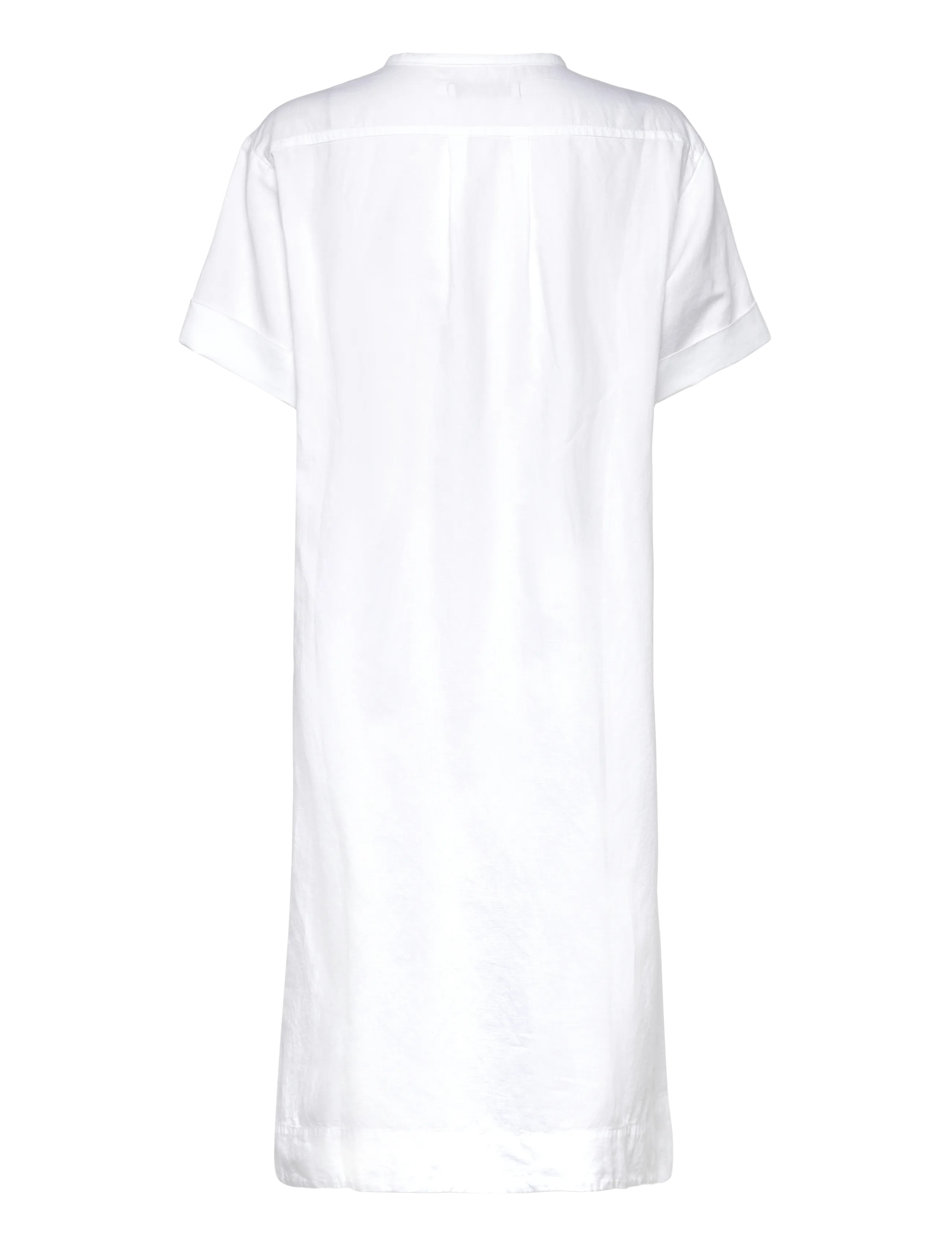 Naja Lauf - VIRGINIA DRESS LINEN BLEND - skjortekjoler - white - 1