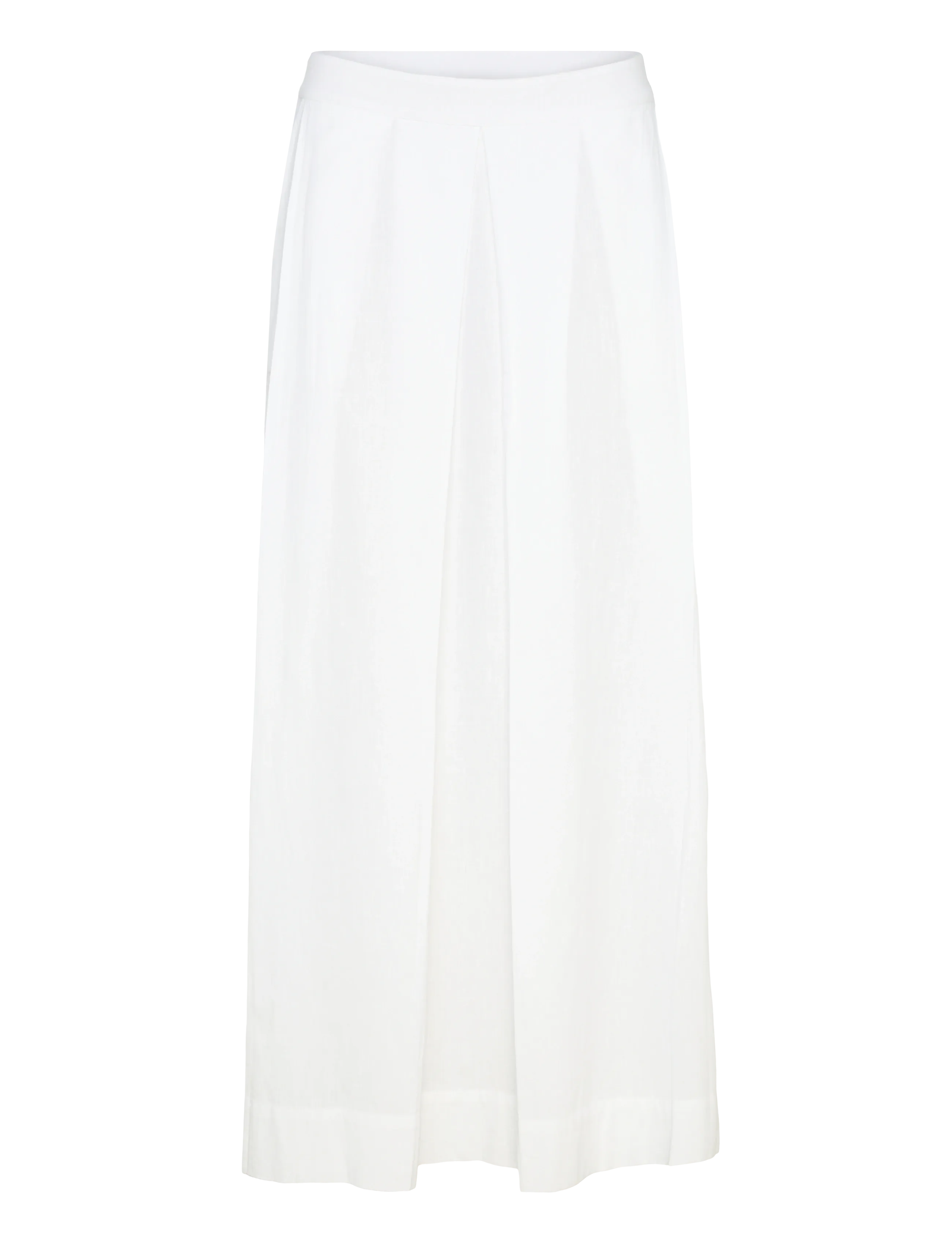 Naja Lauf PENELOPE SKIRT EAST COTTON - Maxi nederdele - WHITE / white