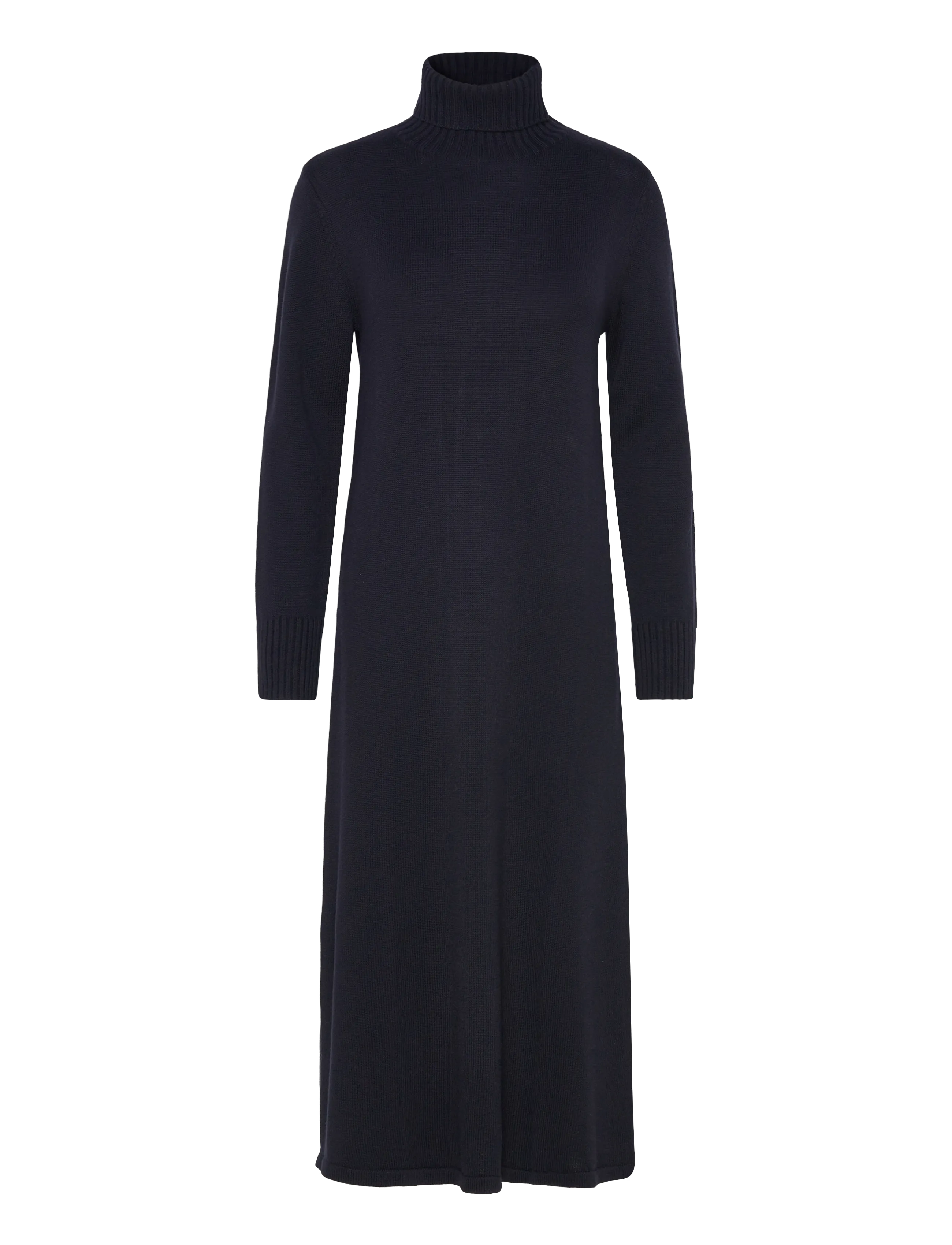 Naja Lauf REGINE DRESS WOOL COTTON - Klänningar - DARK BLUE / navy