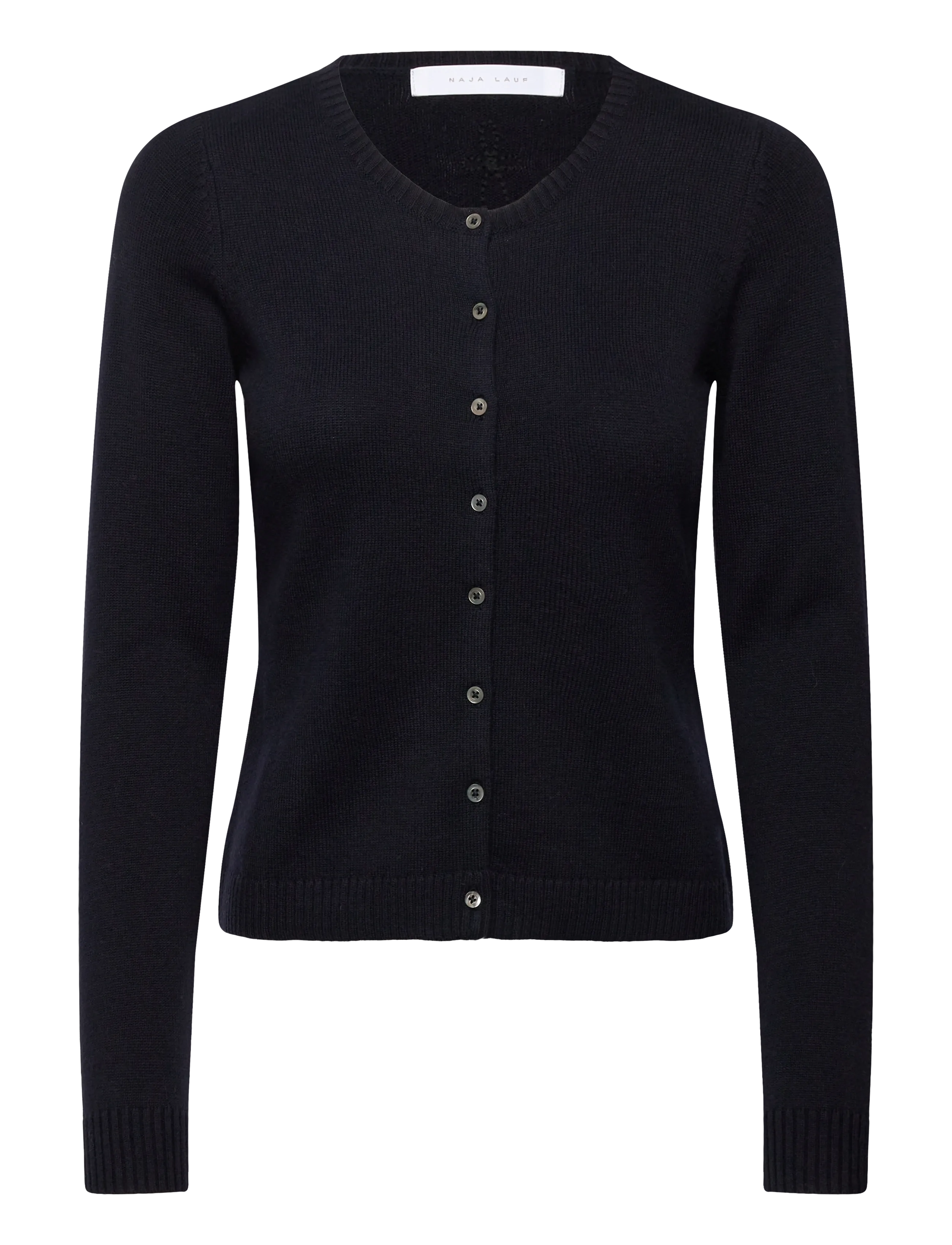 Naja Lauf LUCCA CARDIGAN WOOL COTTON - Naja Lauf - DARK BLUE / navy