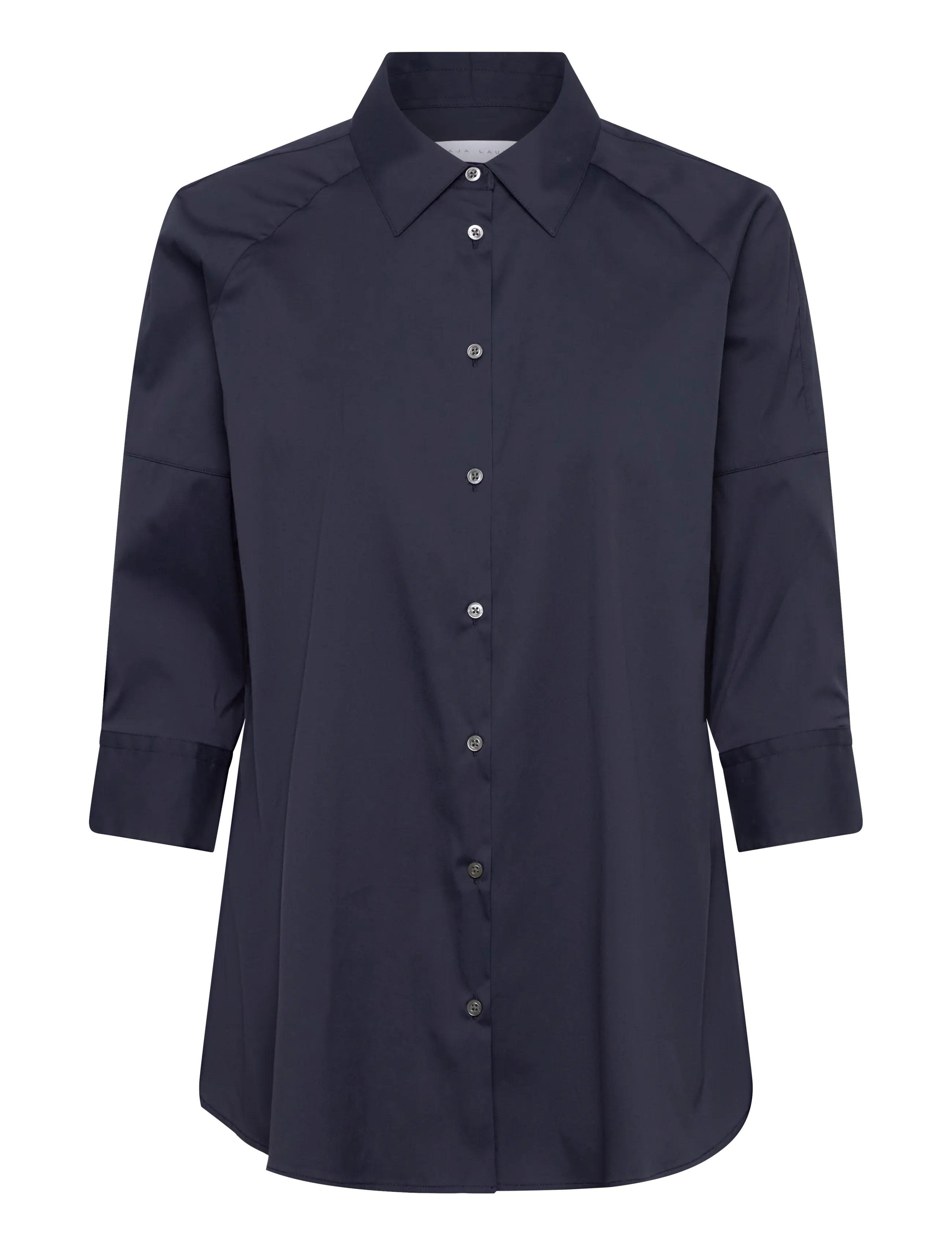 Naja Lauf GABIE SHIRT FANCY POPLIN - Bluser & Skjorter - NAVY / navy