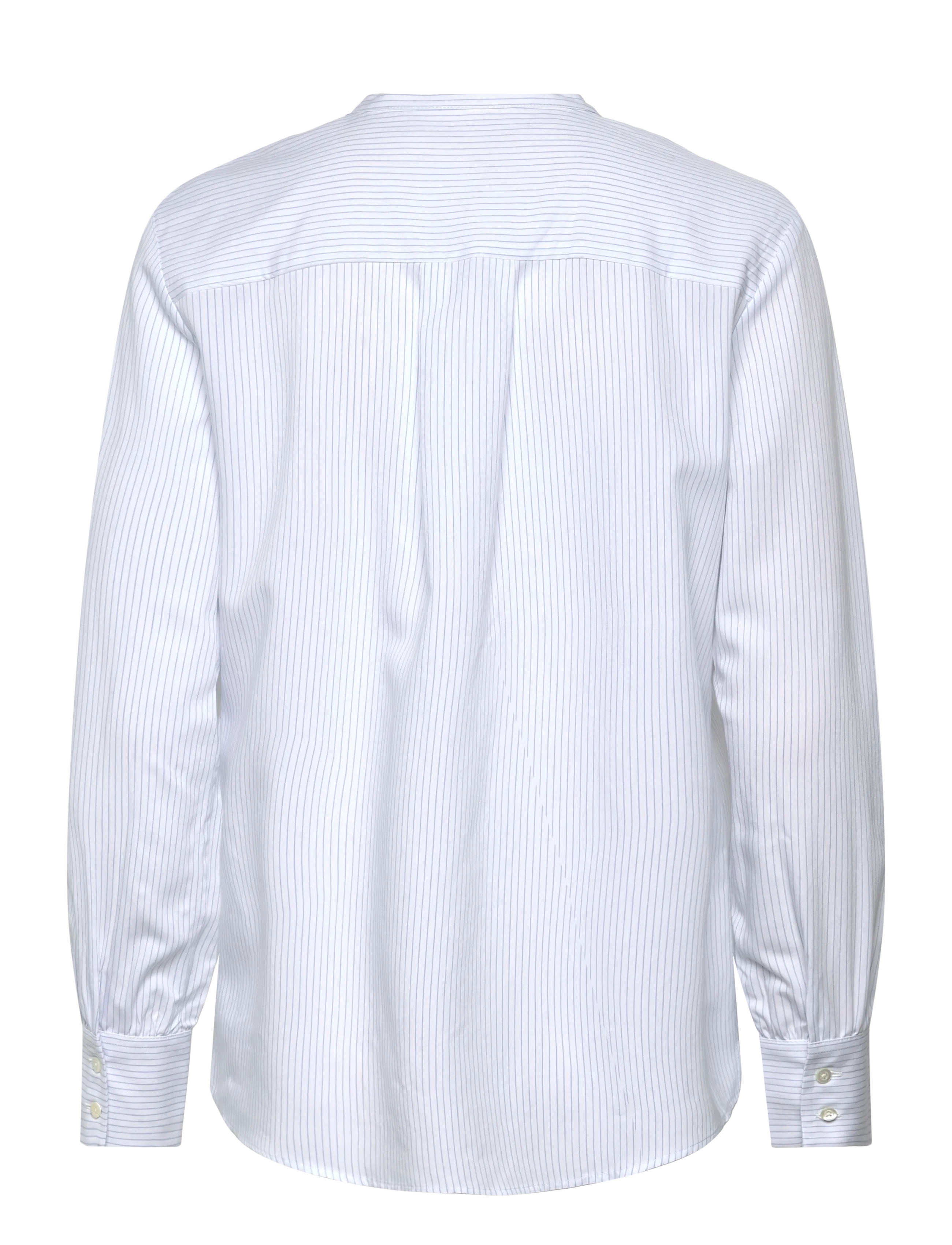 Naja Lauf - ELLA SHIRT DENSE STRIPE - langærmede skjorter - light blue - 1