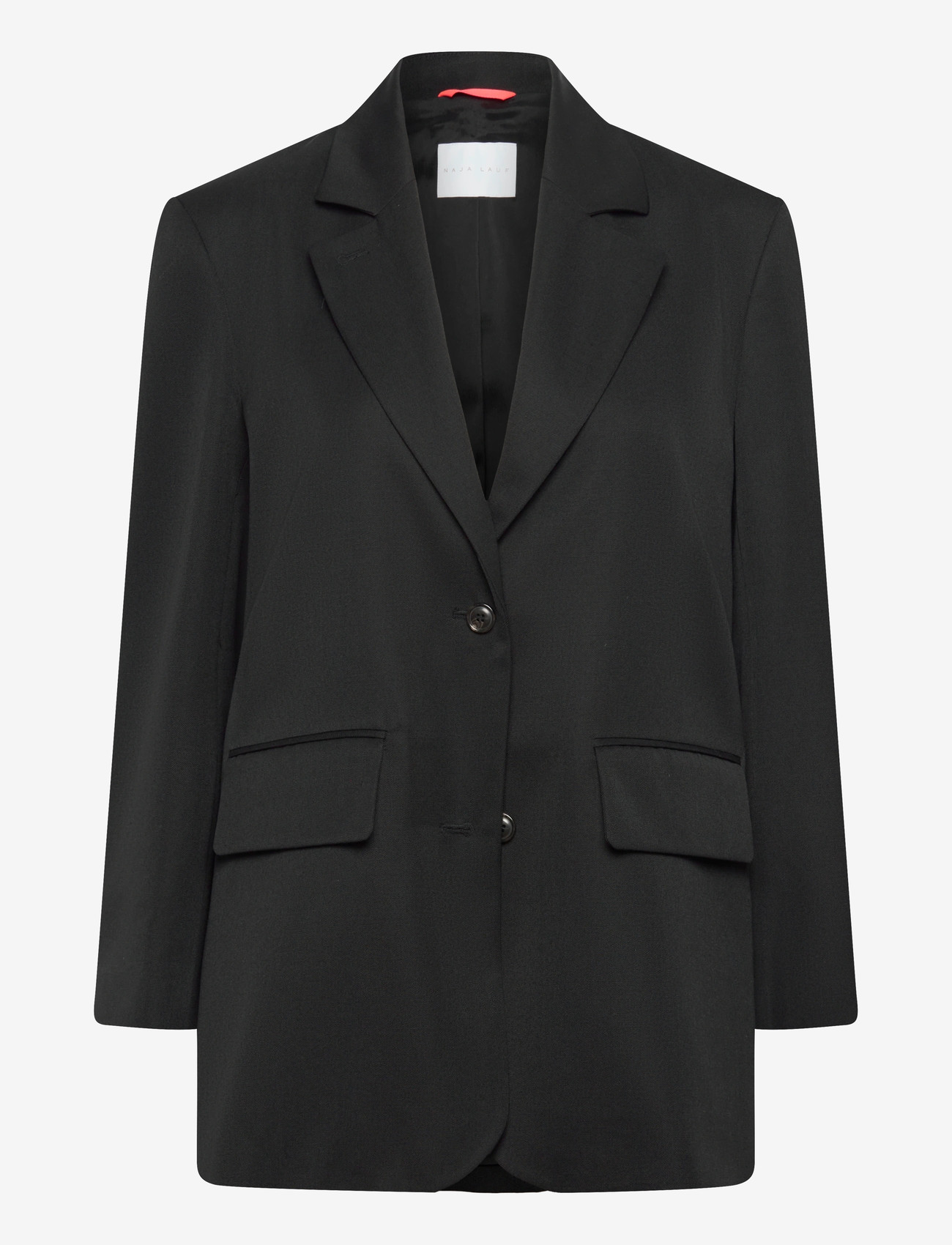 Naja Lauf - FEODORA BLAZER EXTRA SUITING - enkeltradede blazere - black - 0