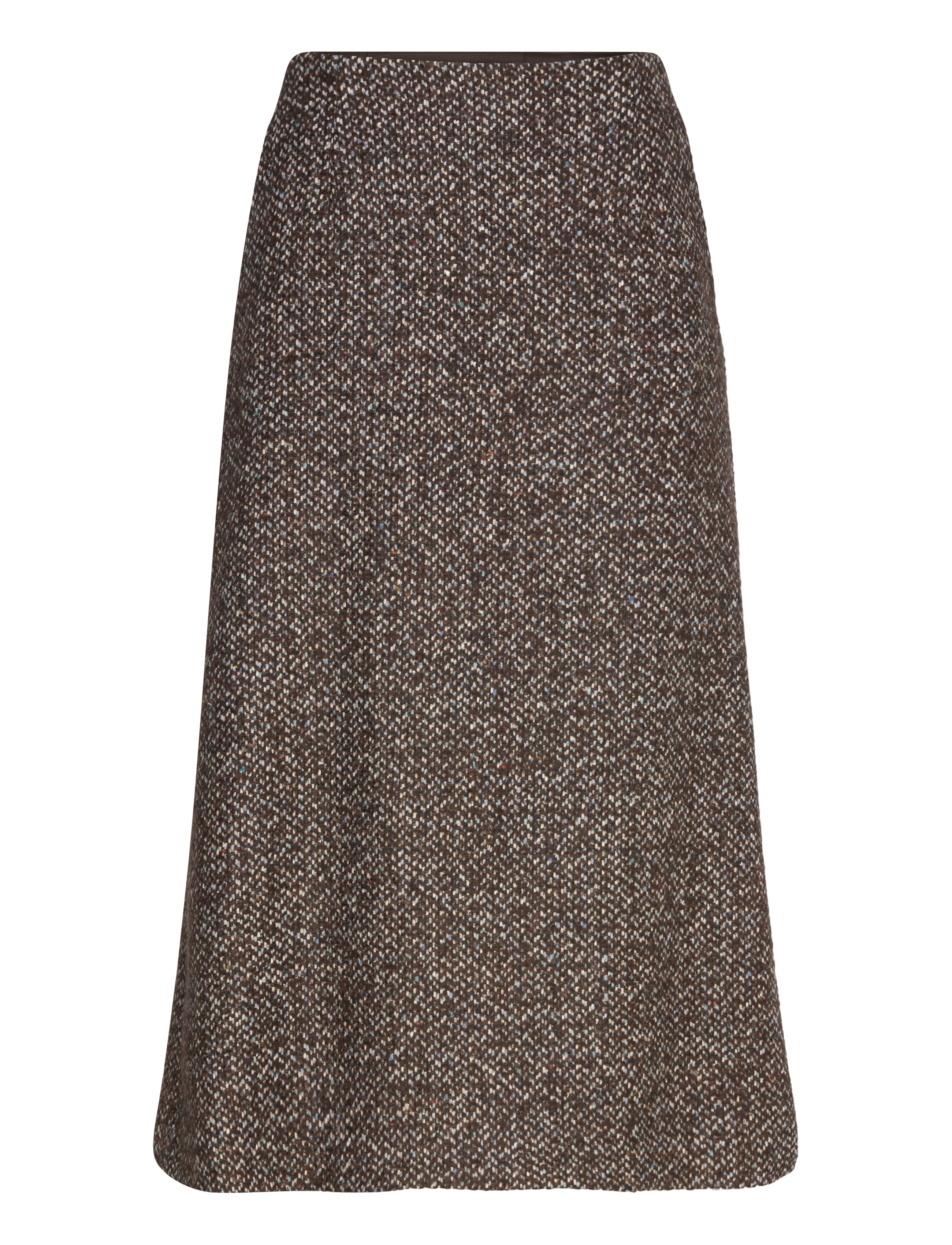 Naja Lauf LI SKIRT CONFETTI WOOL - Kjolar - BROWN / brown