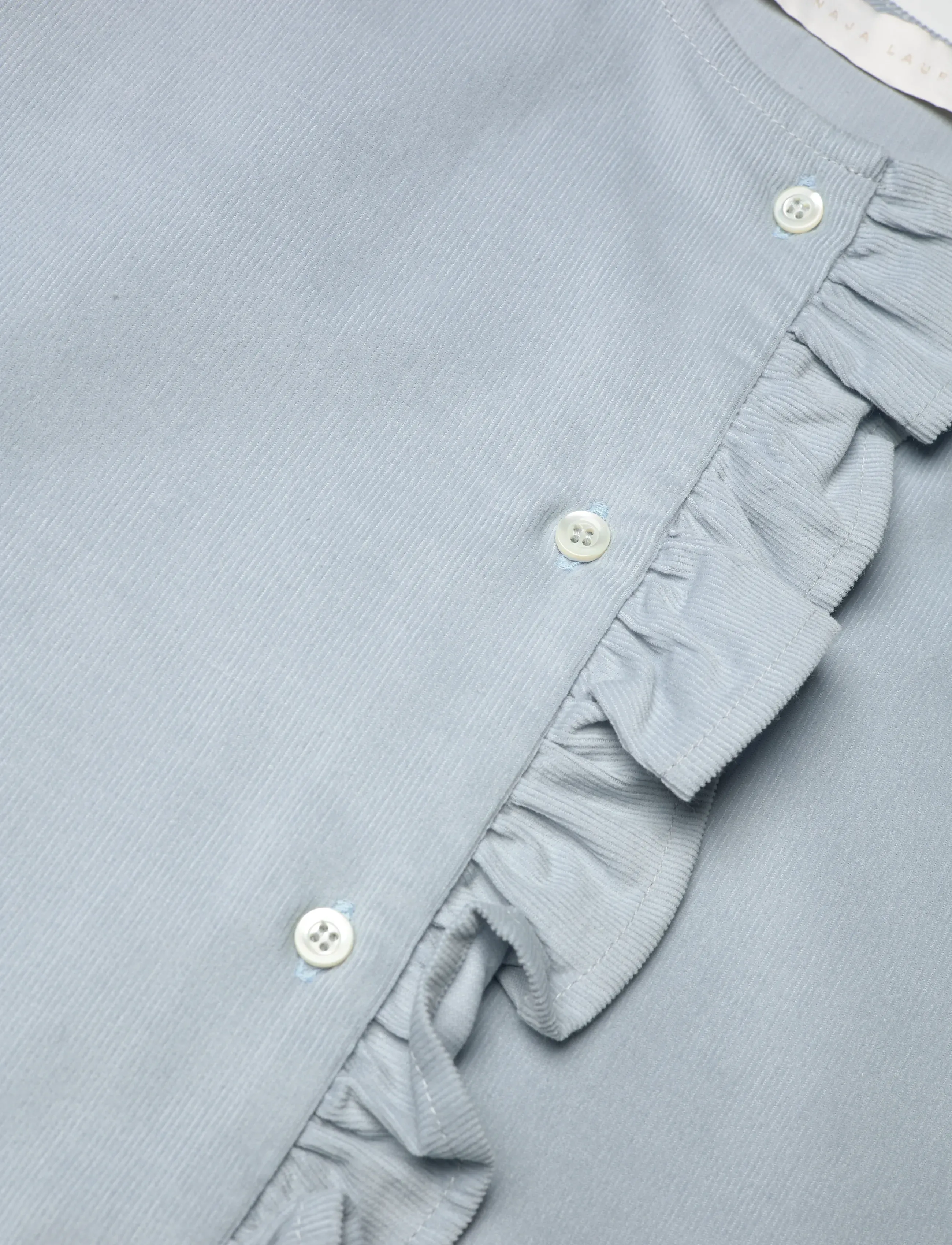 Naja Lauf - NATALIA BLOUSE SHIRT BABY CORDUROY - langærmede skjorter - ice - 2