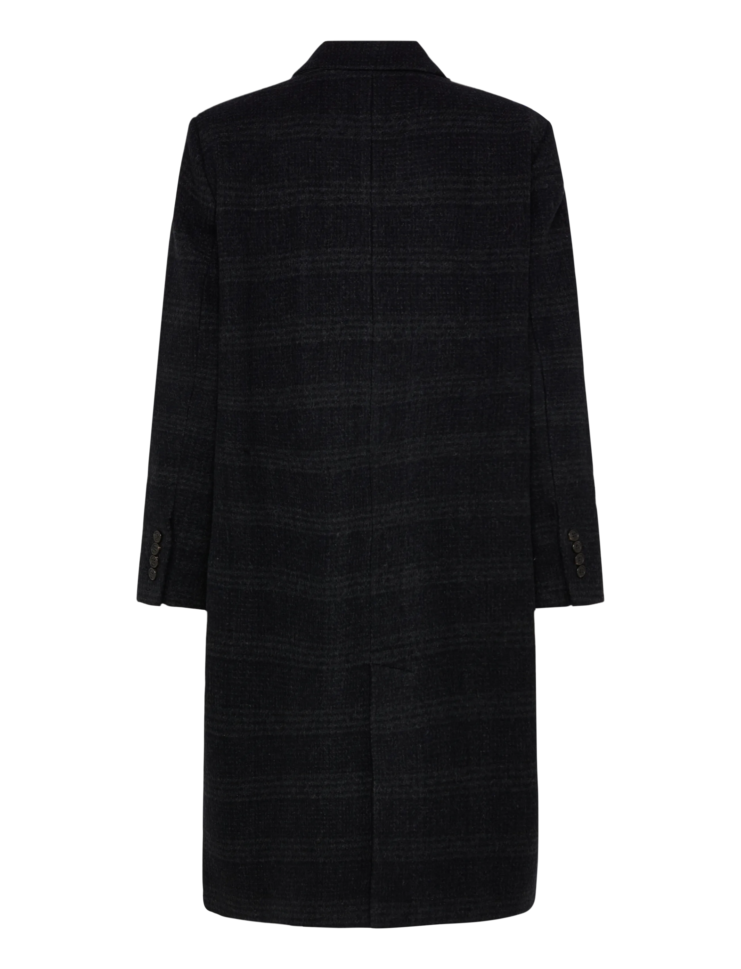 Naja Lauf - ALISON COAT HIDDEN CHECK - dark navy - 2