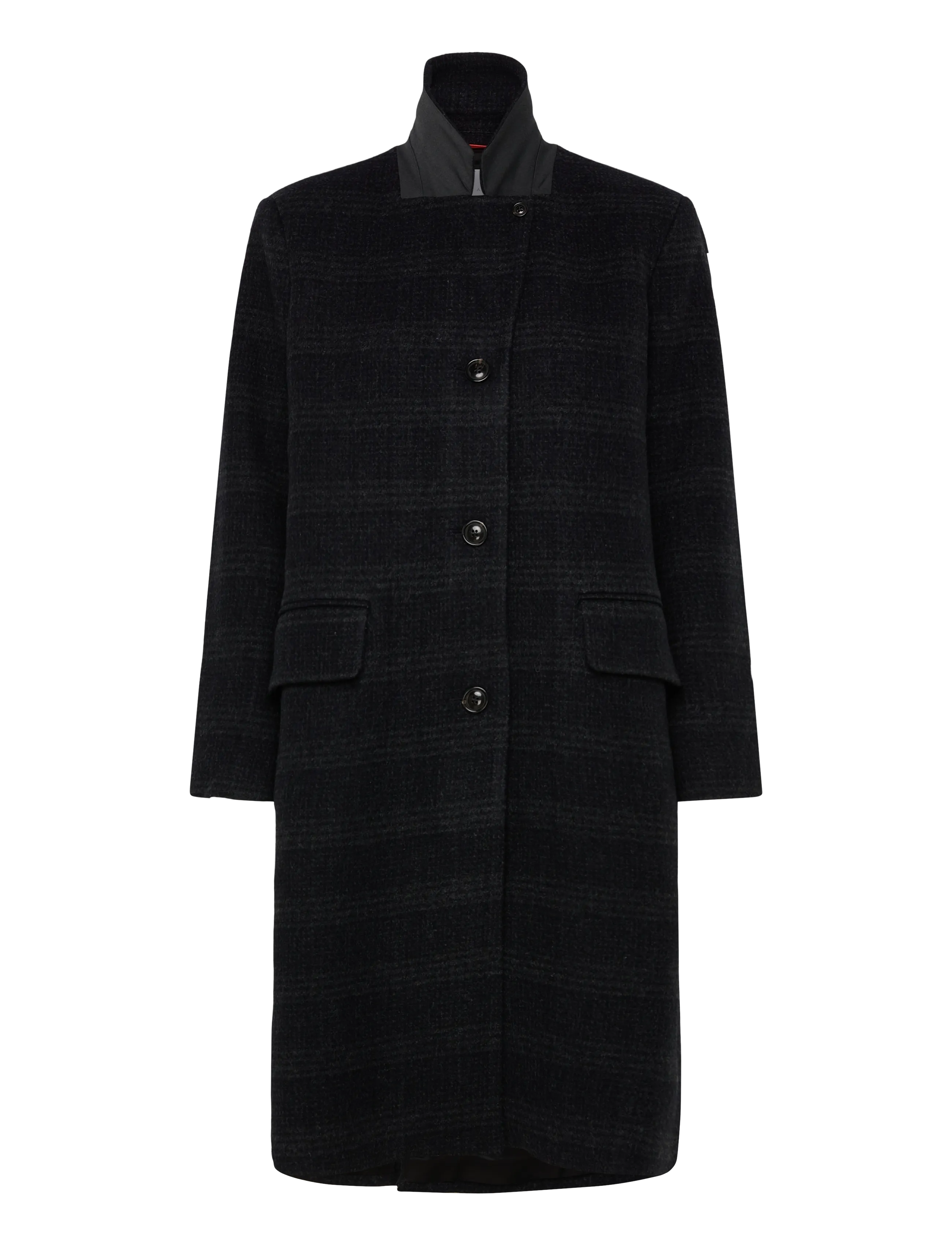Naja Lauf - ALISON COAT HIDDEN CHECK - dark navy - 3