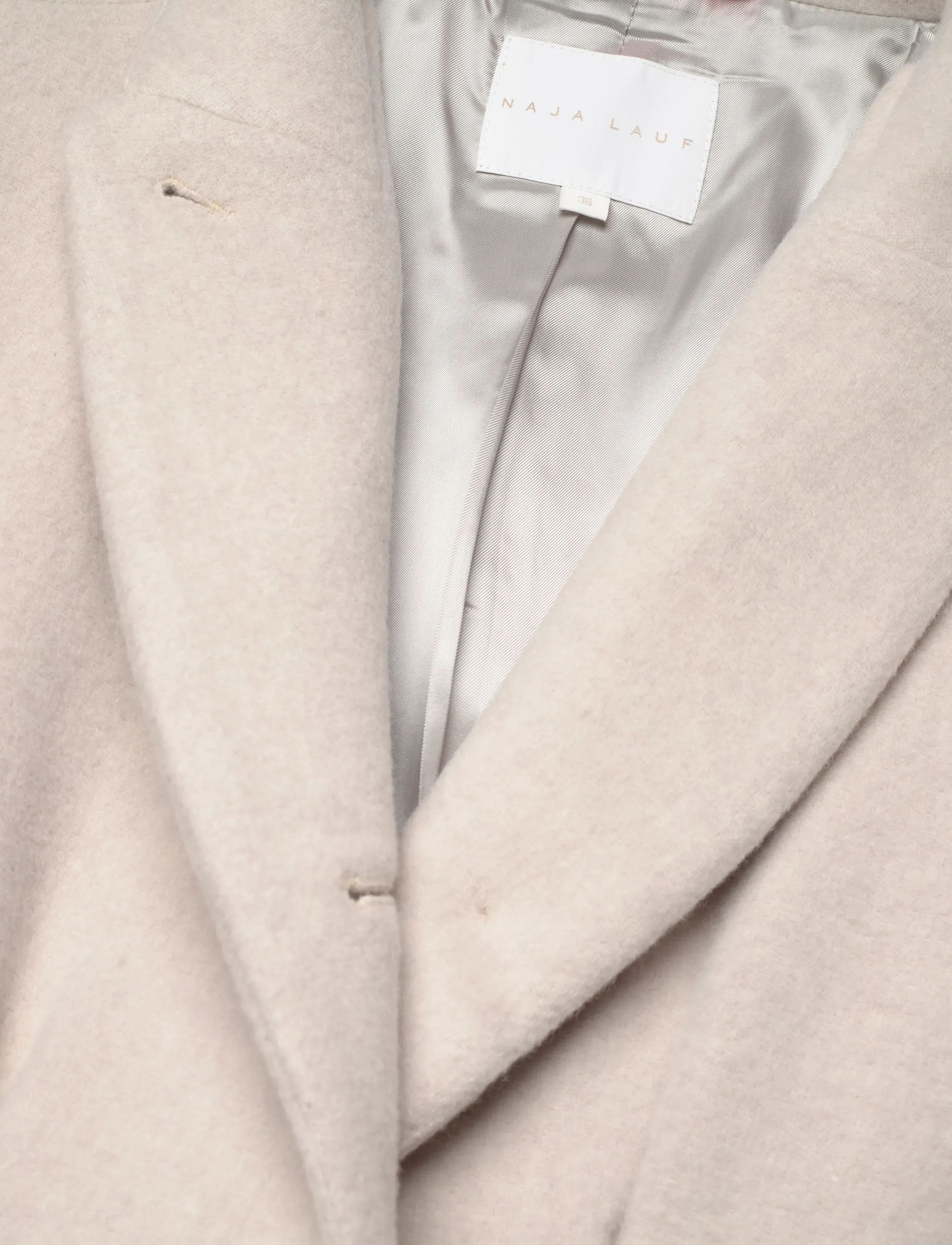 Naja Lauf - ABBEY COAT LUX WOOL - uldfrakker - marble - 3