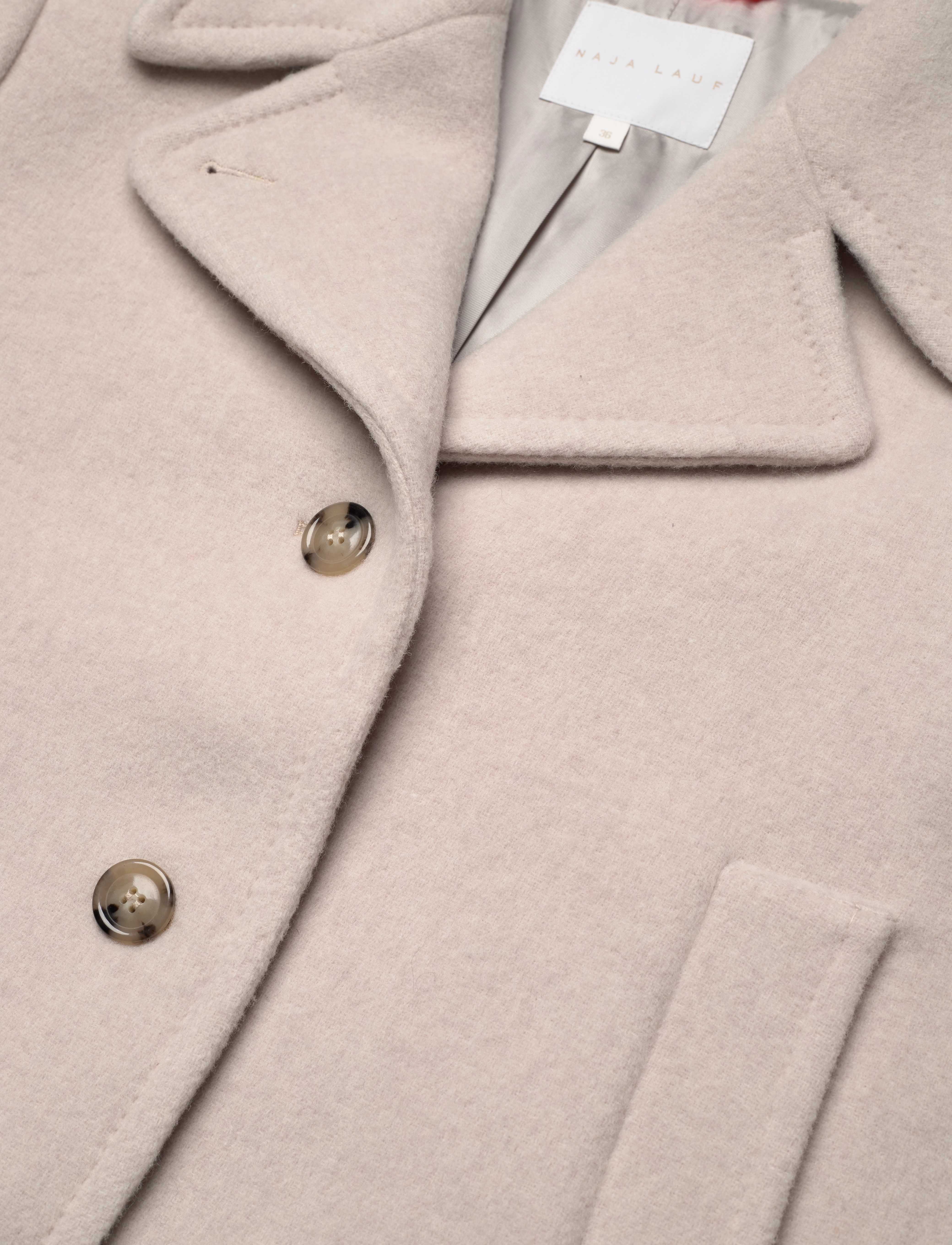 Naja Lauf - RAKEL JACKET LUX WOOL - winterjacken - marble - 3