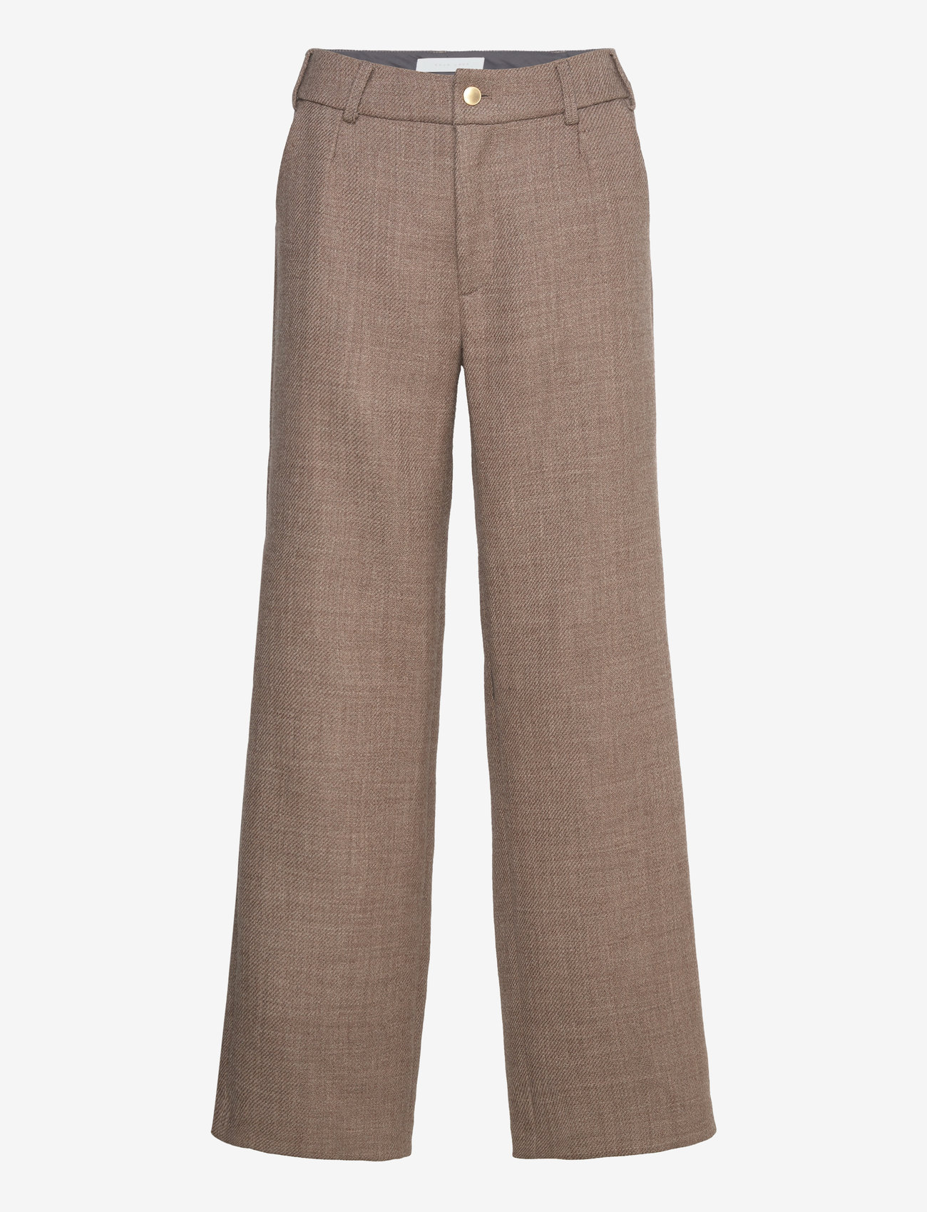 Naja Lauf - CATH PANTS NATIVE WOOL - efterårstøj - caramel - 0