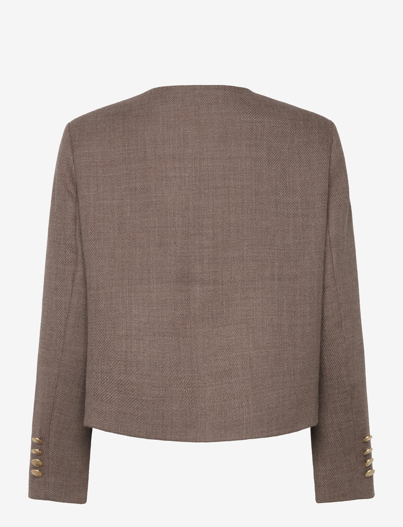 Naja Lauf - GISELLE NATIVE WOOL - trumpi švarkai - caramel - 1