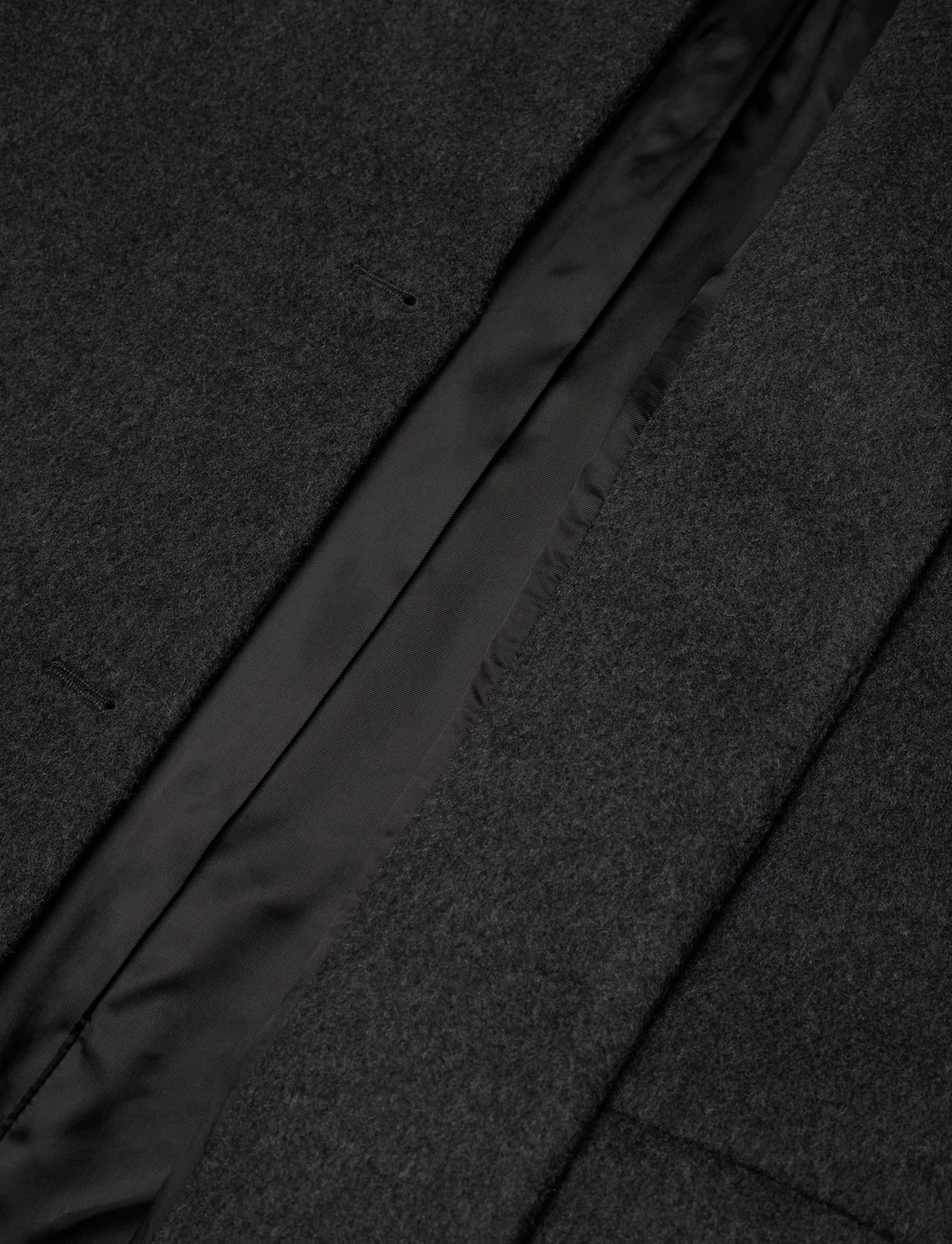 Naja Lauf - MALIN COAT MELTON WOOL - ullkappor - dark grey melange - 4