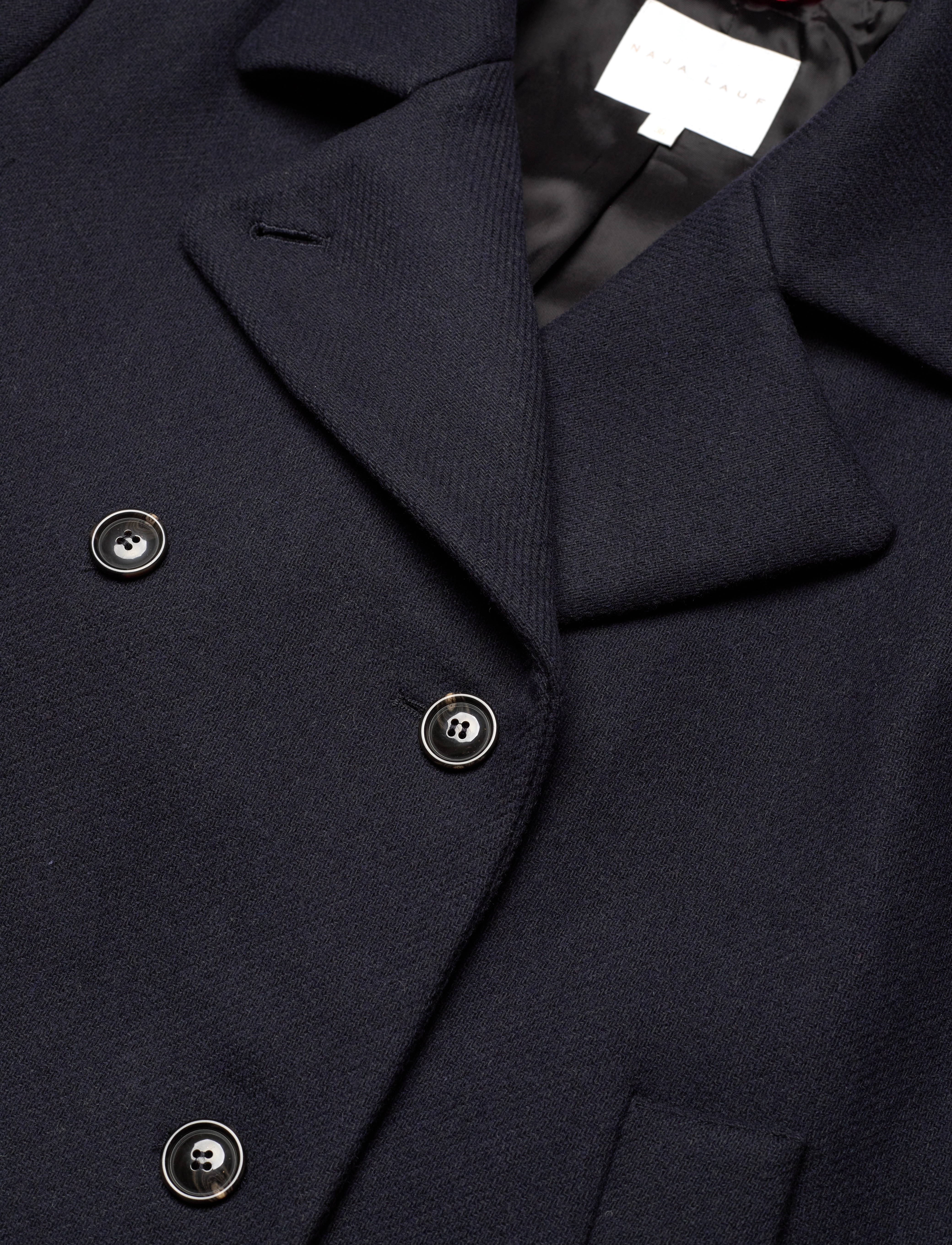 Naja Lauf - MABEL JACKET BULKY WOOL - dark navy - 3
