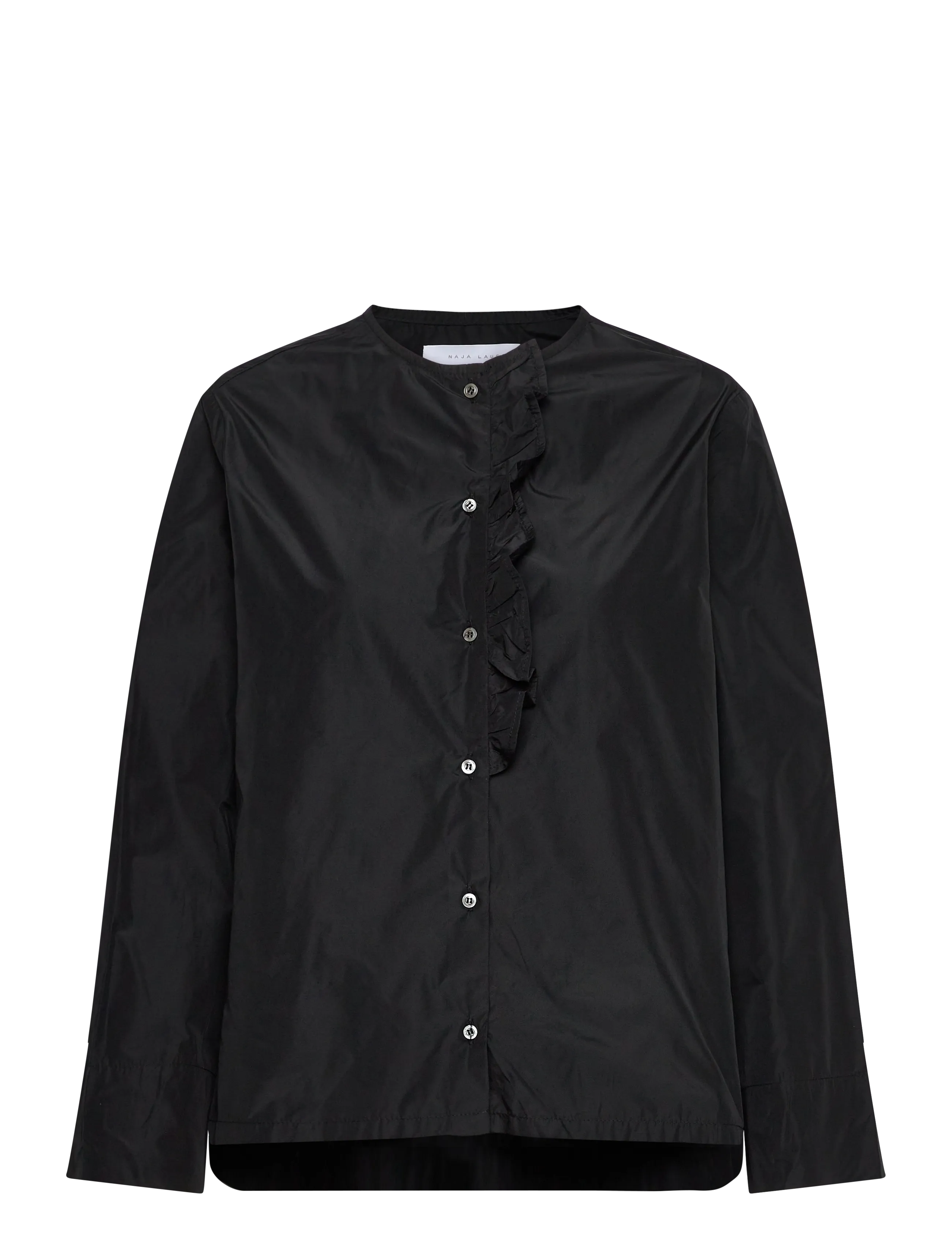 Naja Lauf NATALIA BLOUSE TAFFETA - Bluser & Skjorter - BLACK / black