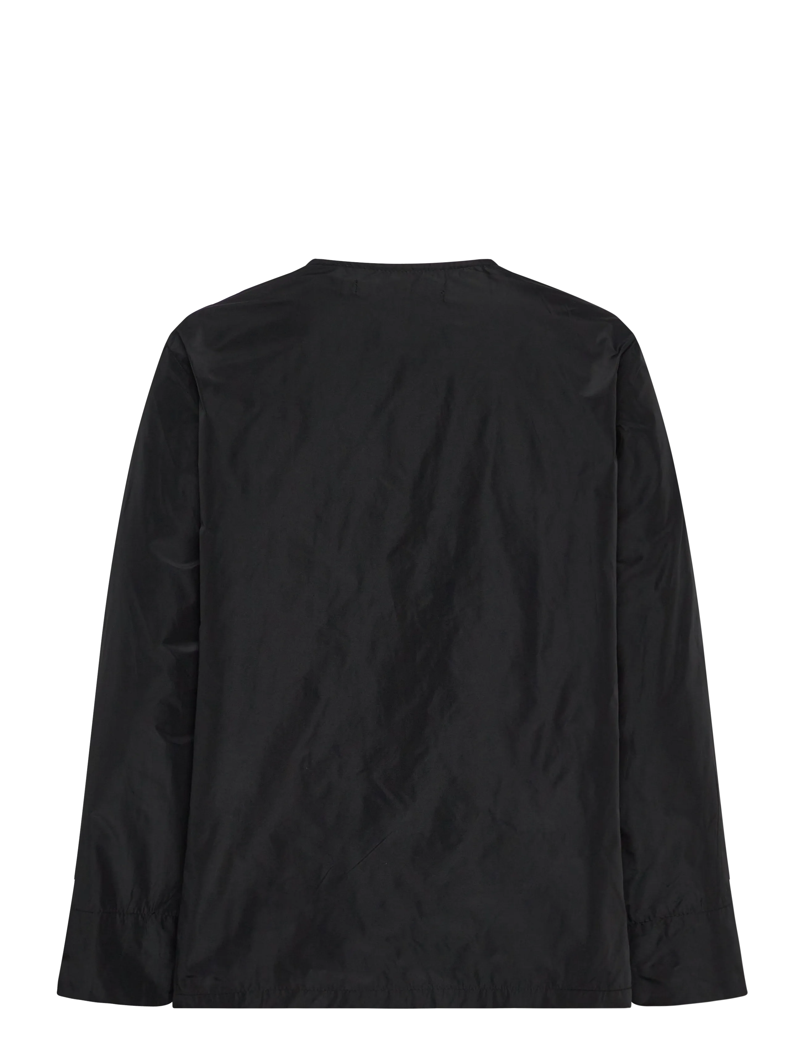 Naja Lauf - NATALIA BLOUSE TAFFETA - langærmede bluser - black - 1