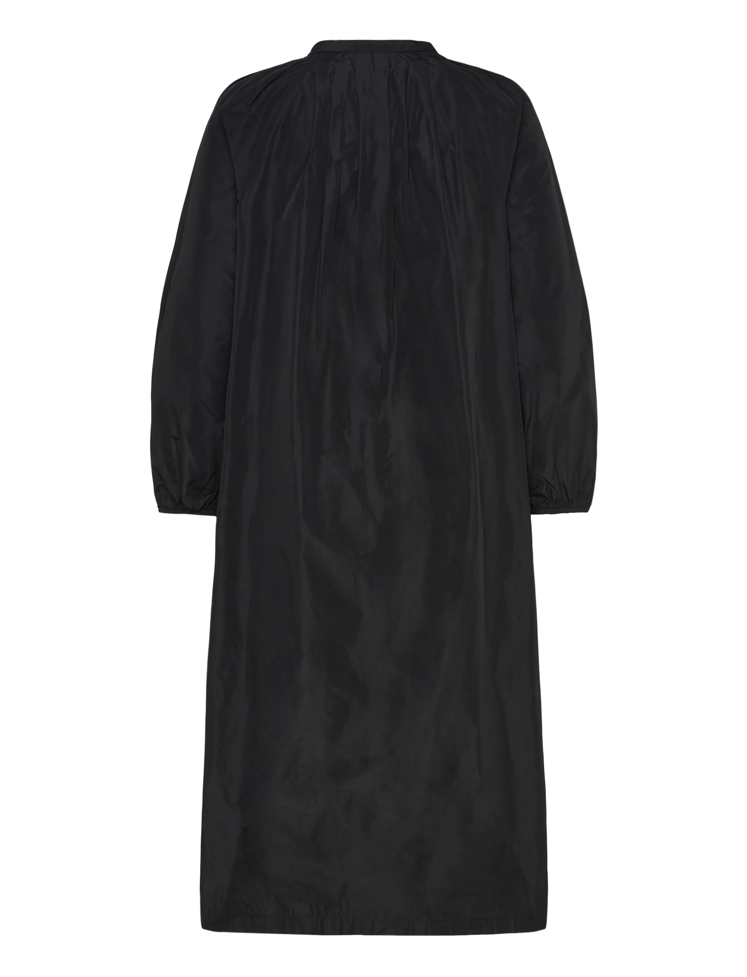Naja Lauf - EYLA DRESS TAFFETA - skjortekjoler - black - 1