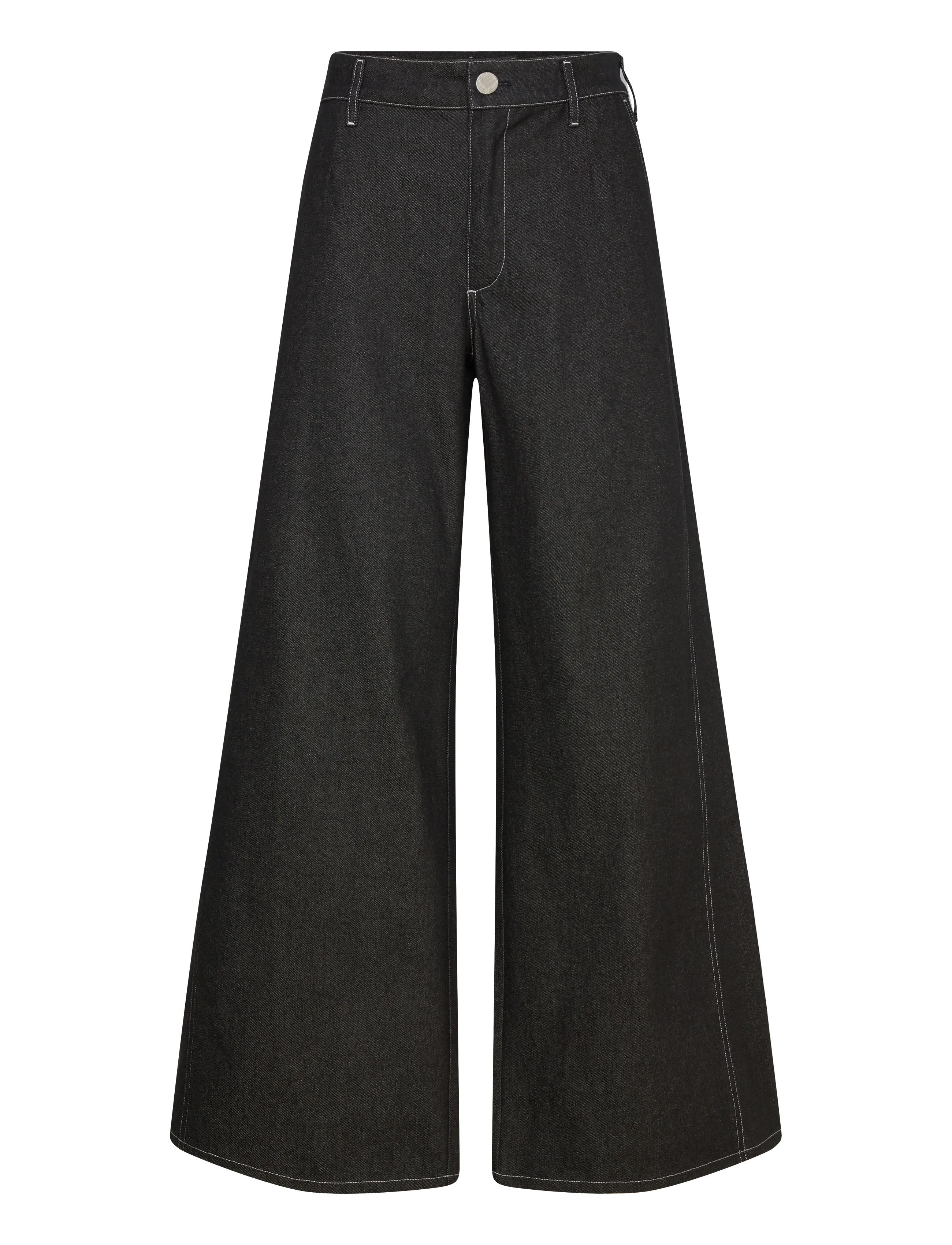 Naja Lauf SAM JEANS BLACK DENIM - Brede jeans - BLACK / black