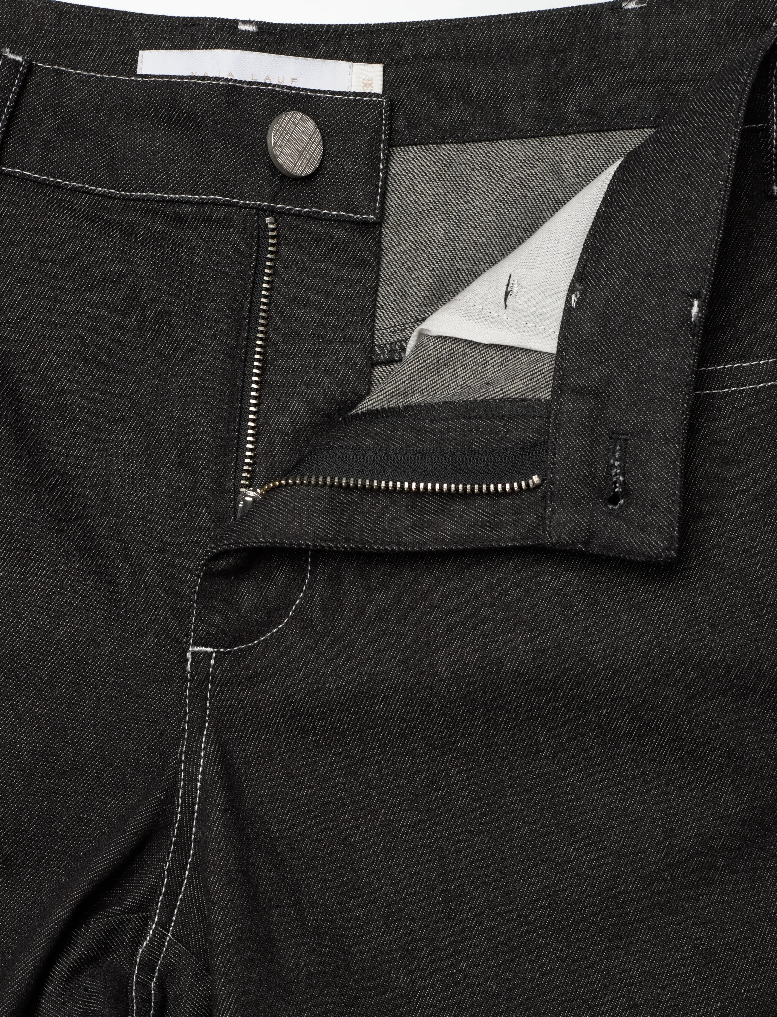 Naja Lauf - CAROLINA JEANS BLACK DENIM - black - 3