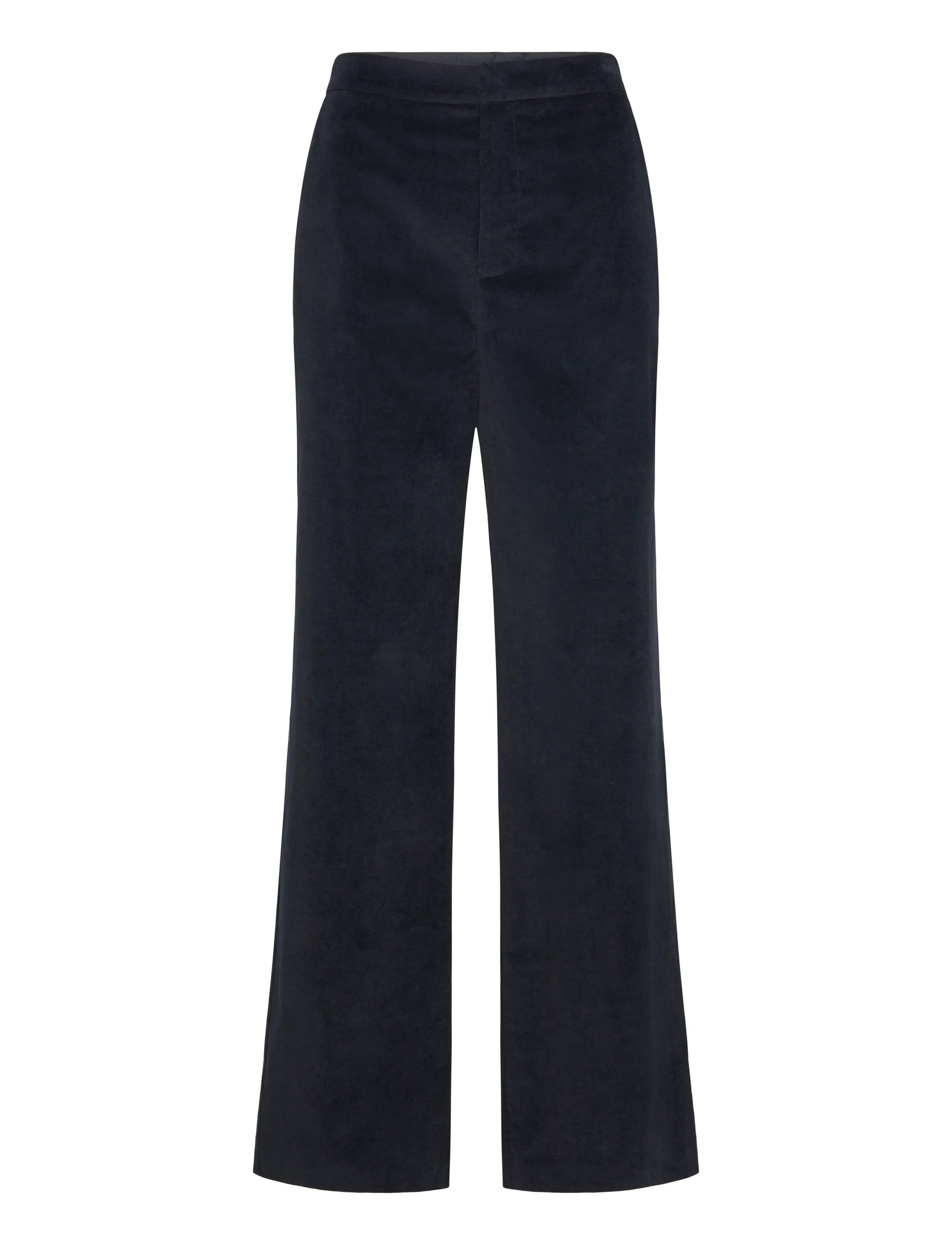 Naja Lauf JOJO PANTS COTTON VELVET - Püksid - BLACK / black