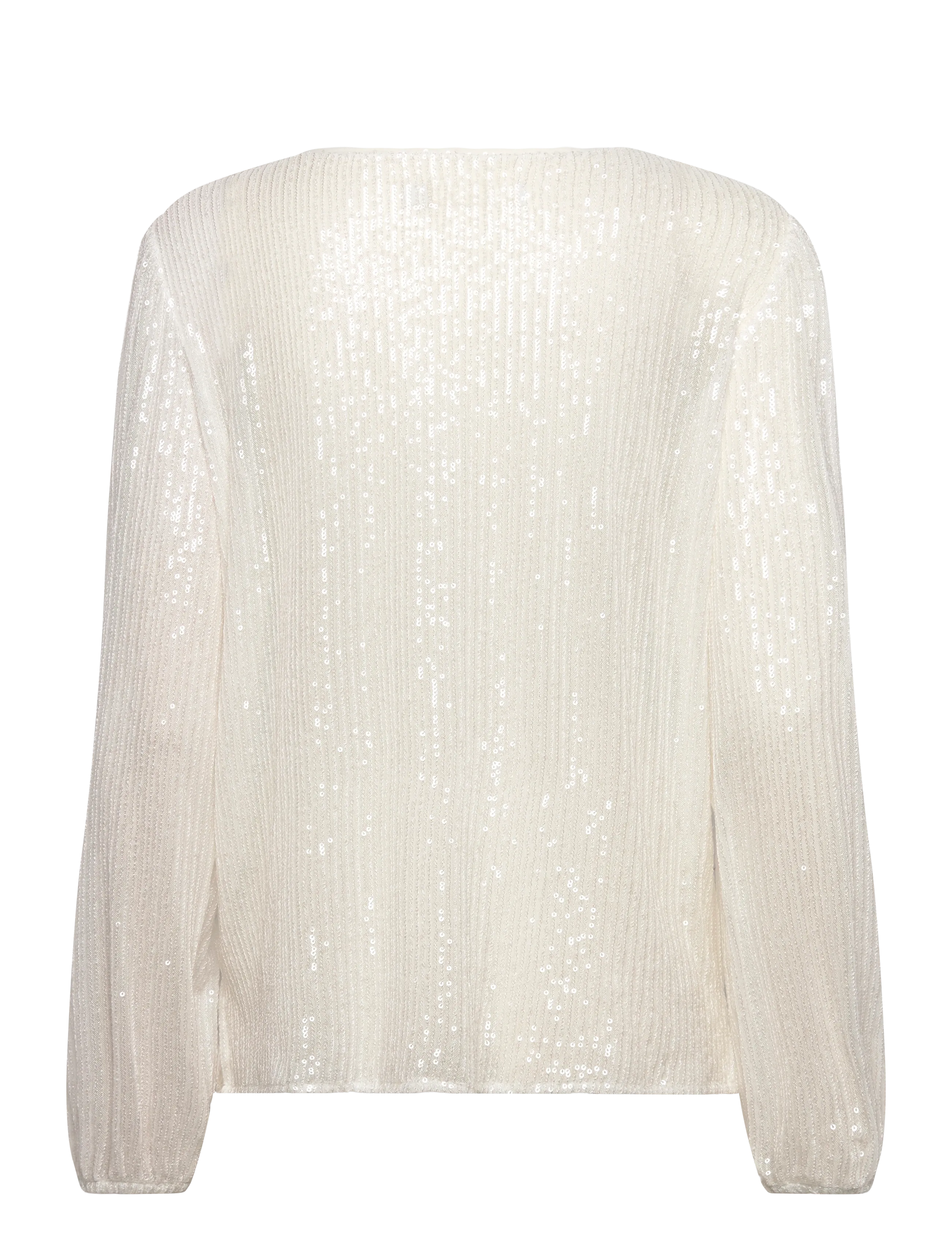 Naja Lauf - JANE BLOUSE SNOW SEQUIN - festliche oberteile - broken white - 1