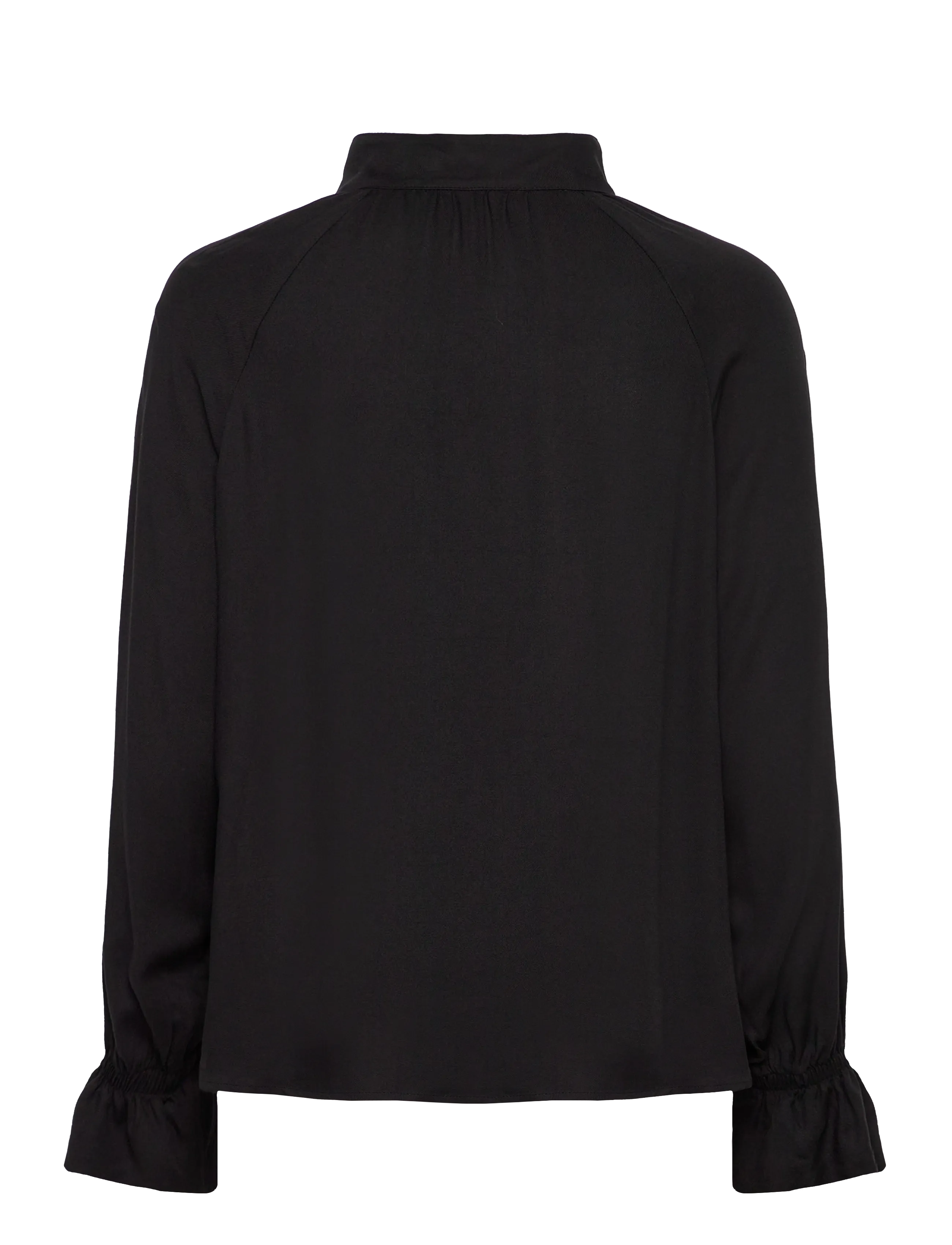 Naja Lauf - PEGGY BLOUSE WINTER VISCOSE - langærmede bluser - black - 1