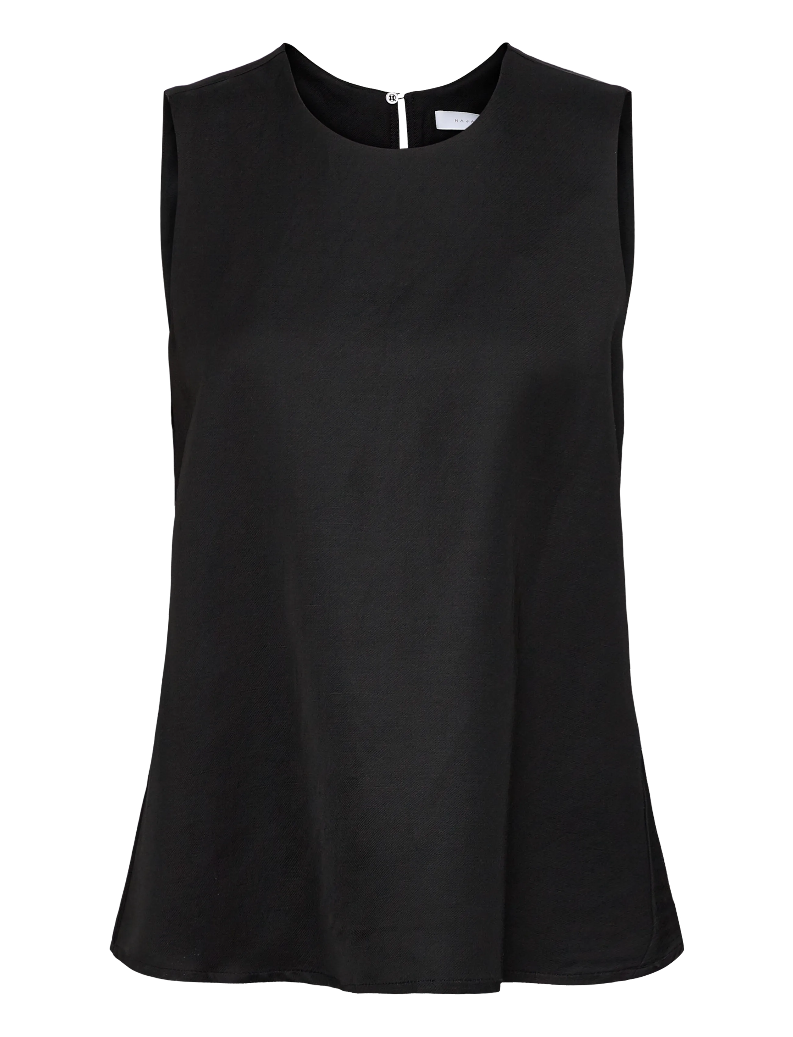 Naja Lauf AMI BLOUSE FEMALE LUX - Ärmellose Tops - BLACK / black