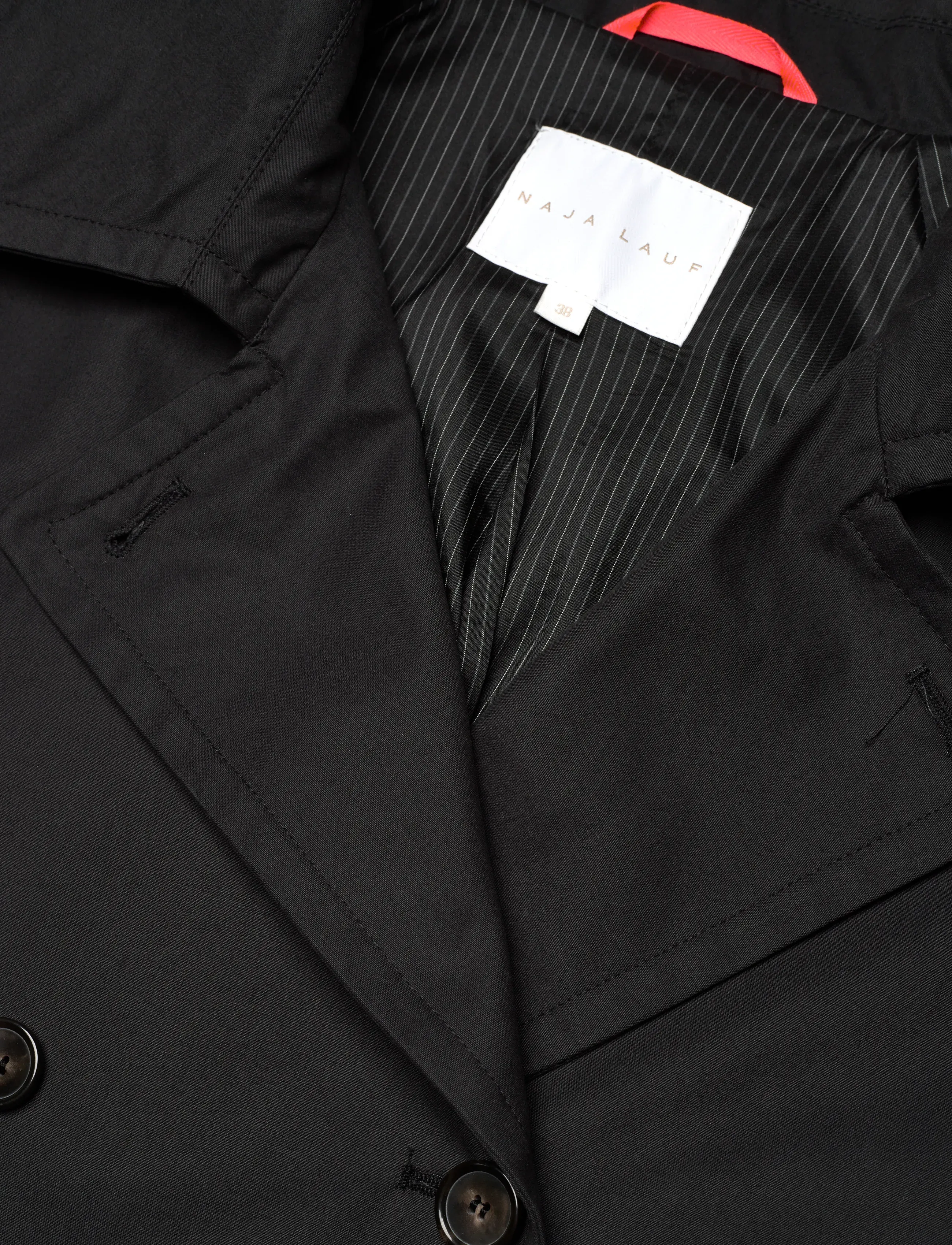 Naja Lauf - FRANK COAT DENSE COTTON - black - 3