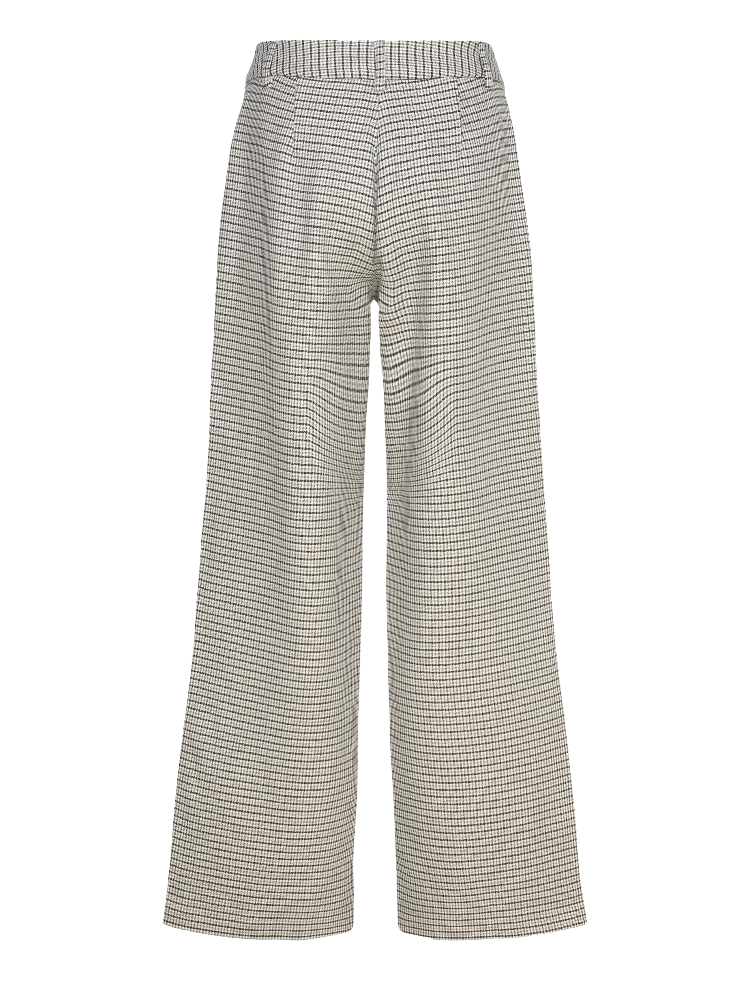 Naja Lauf - CATH PANTS COOL CHECK - festmode zu outlet-preisen - black/khaki - 1