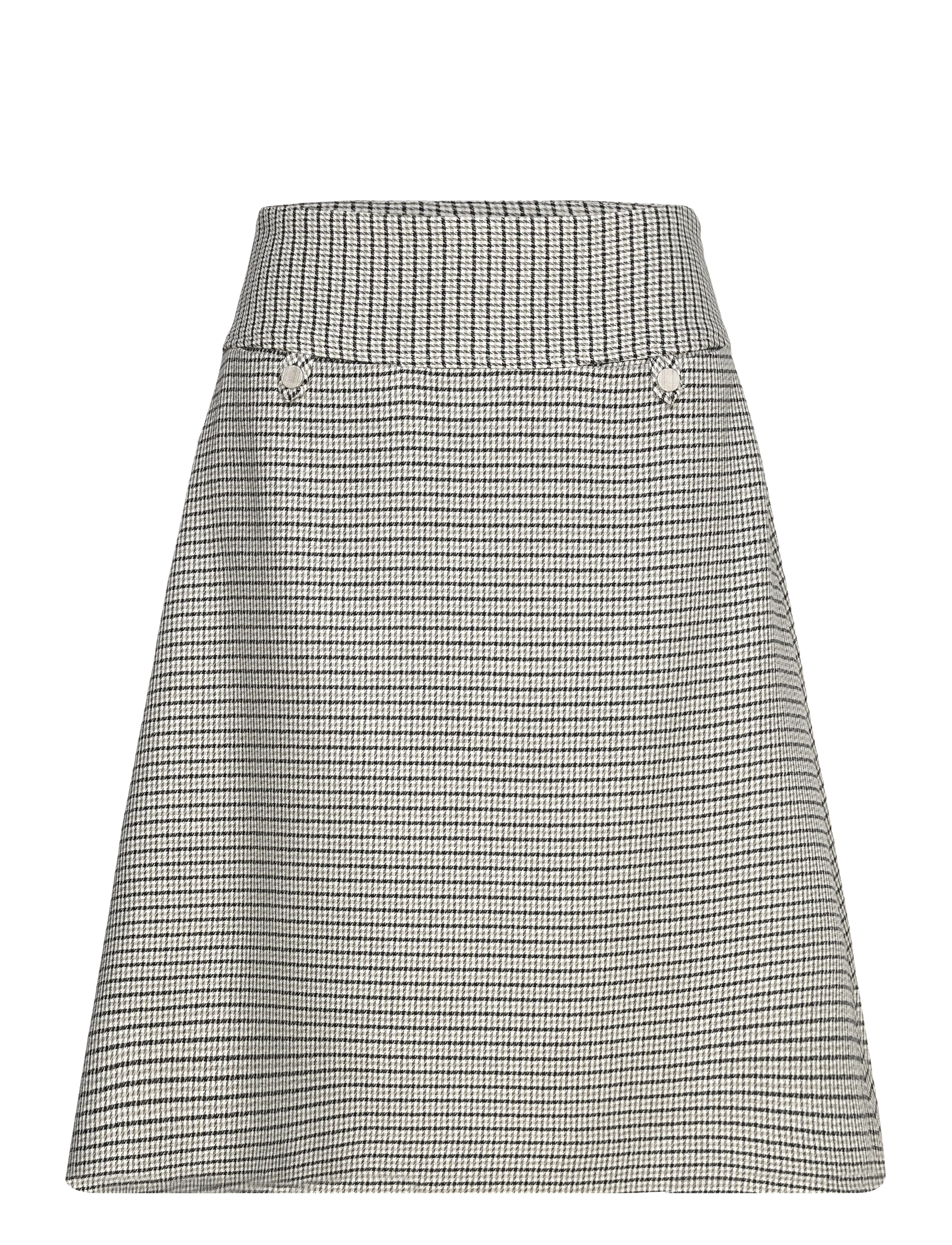 Naja Lauf MELODY SKIRT COOL CHECK - Nederdele - BLACK/KHAKI / black