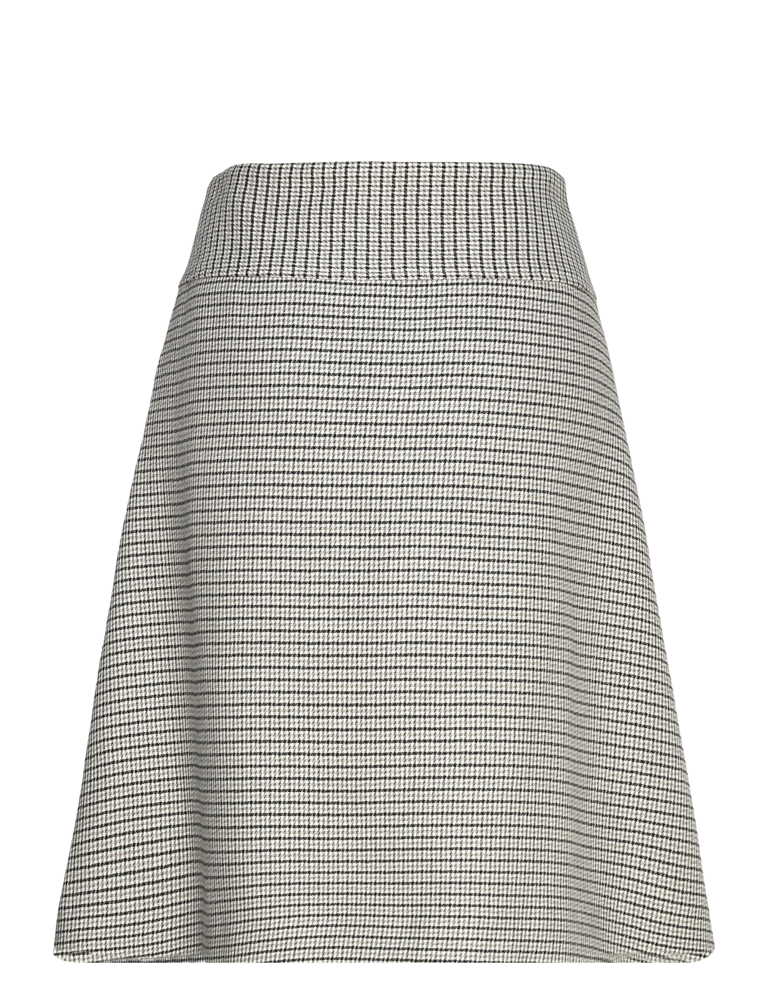 Naja Lauf - MELODY SKIRT COOL CHECK - midi nederdele - black/khaki - 1