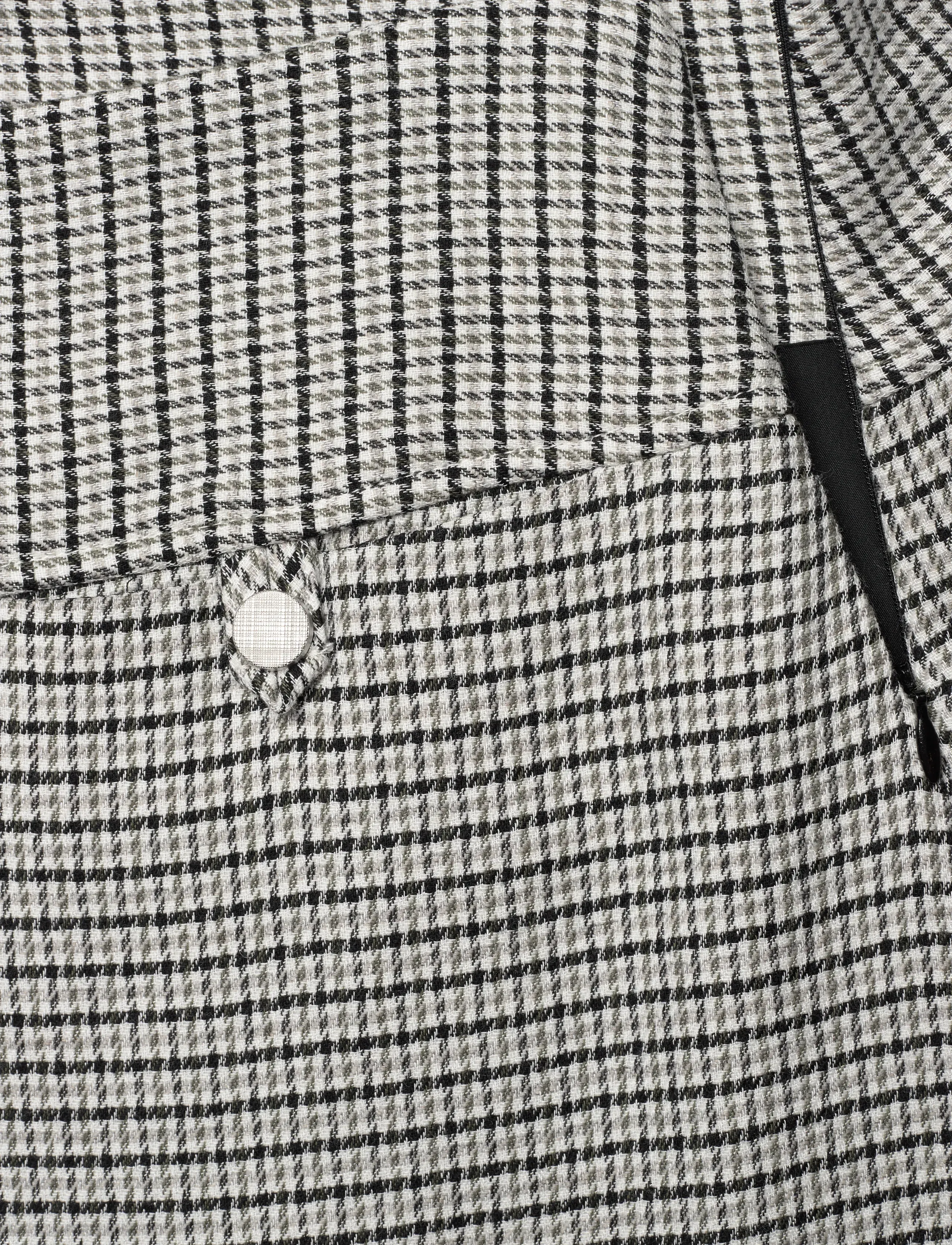 Naja Lauf - MELODY SKIRT COOL CHECK - midi nederdele - black/khaki - 3