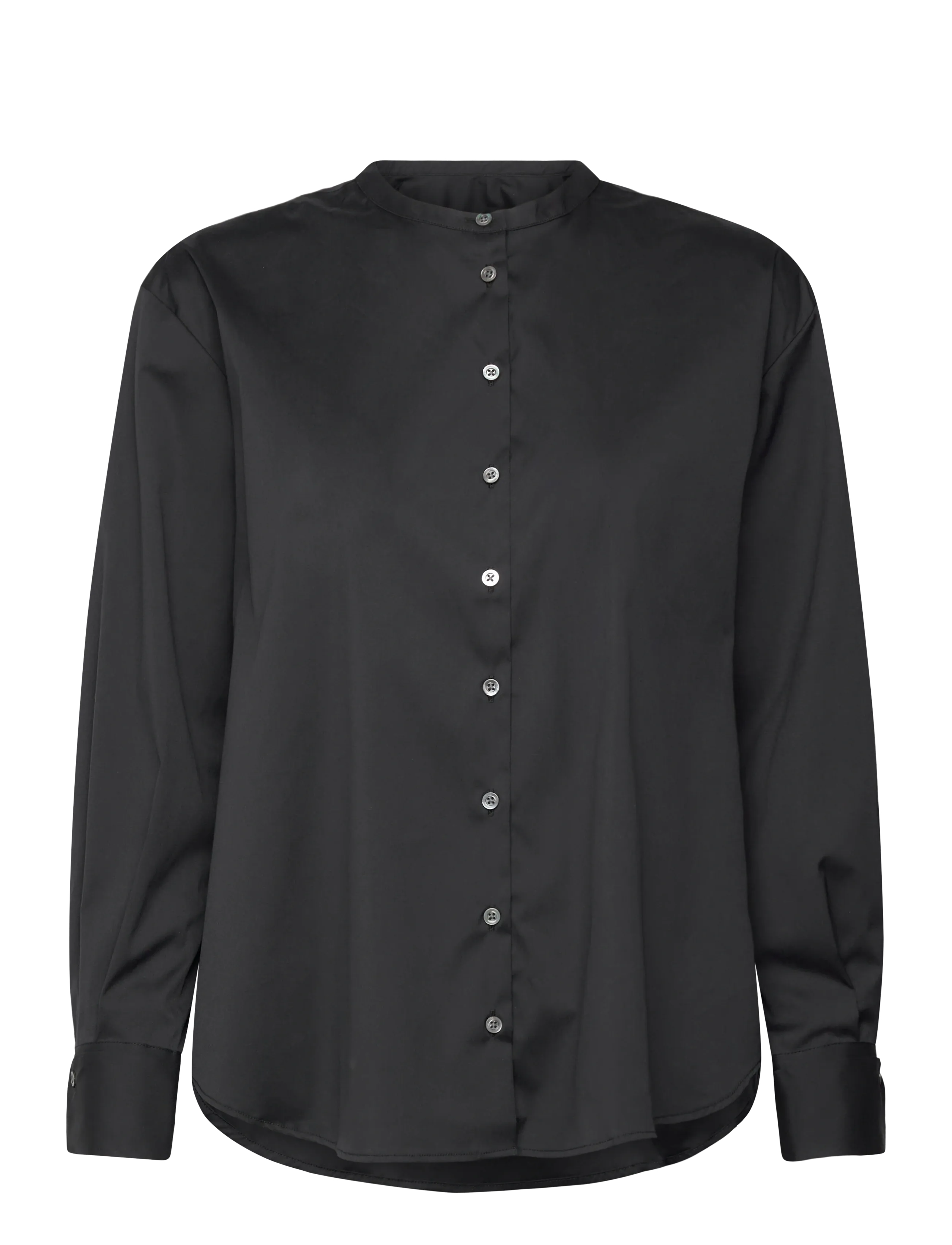 Naja Lauf LULA SHIRT FANCY POPLIN - Skjorter - BLACK / black