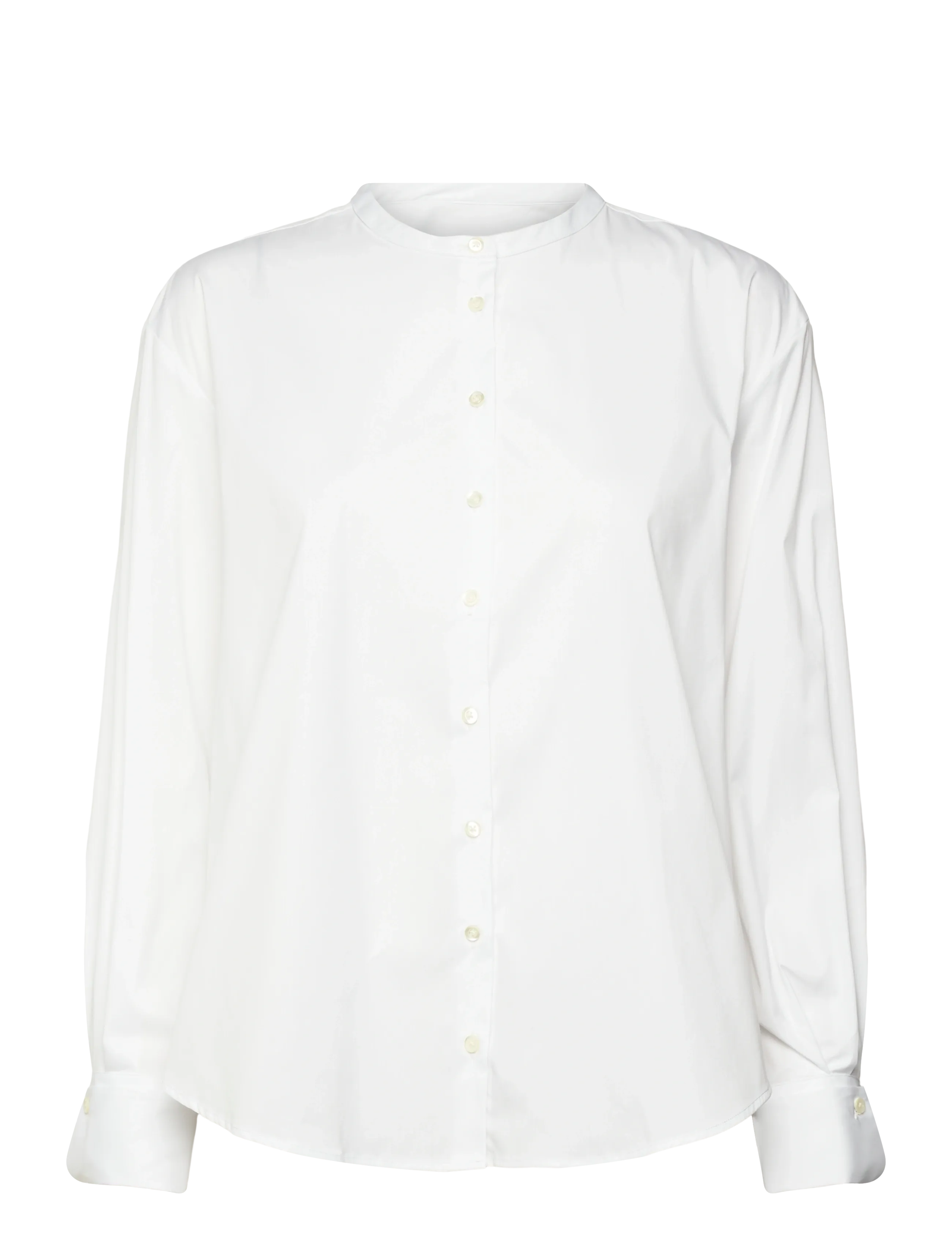 Naja Lauf LULA SHIRT FANCY POPLIN - Skjorter - WHITE / white