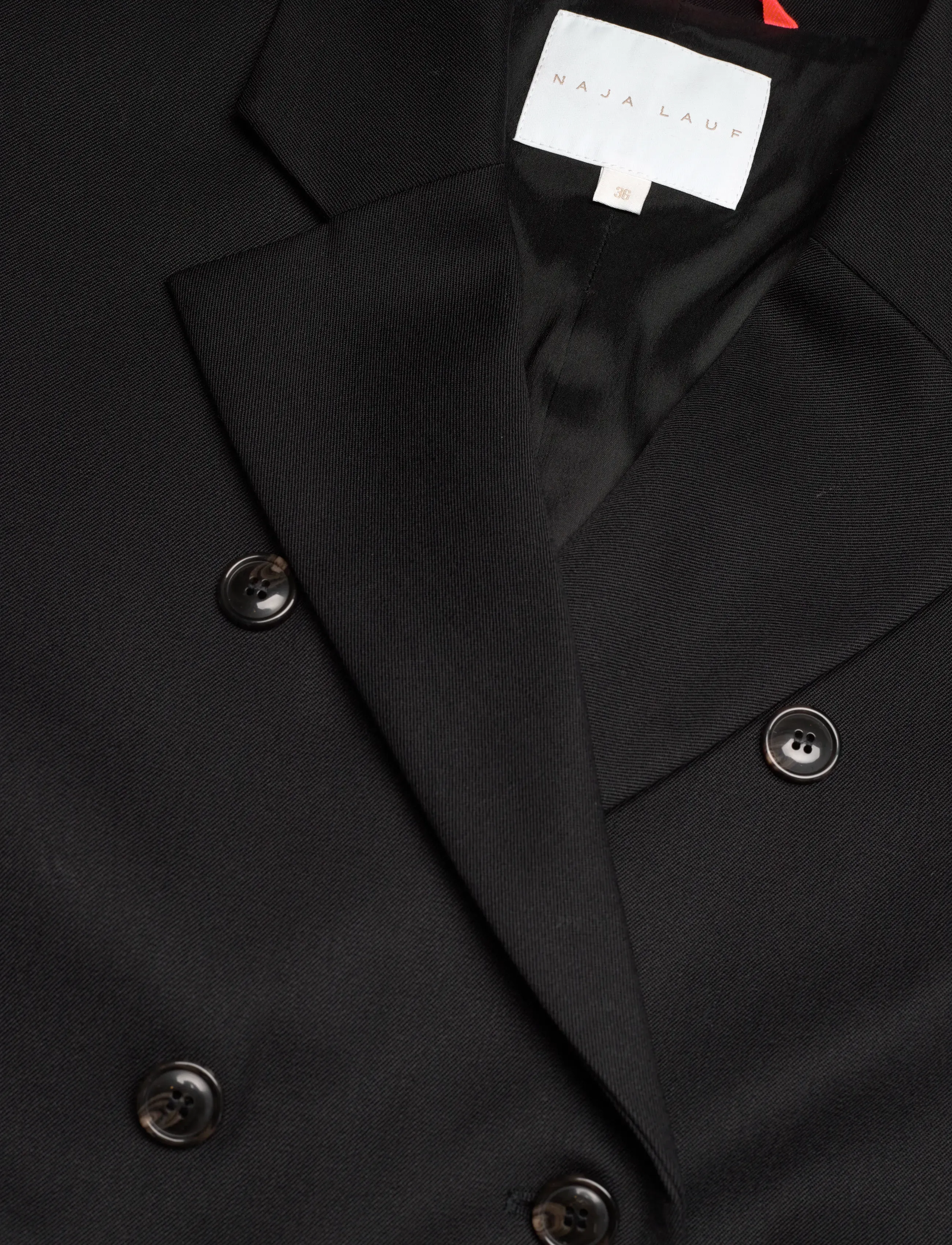 Naja Lauf - NICKI JACKET EXTRA SUITING - black - 2