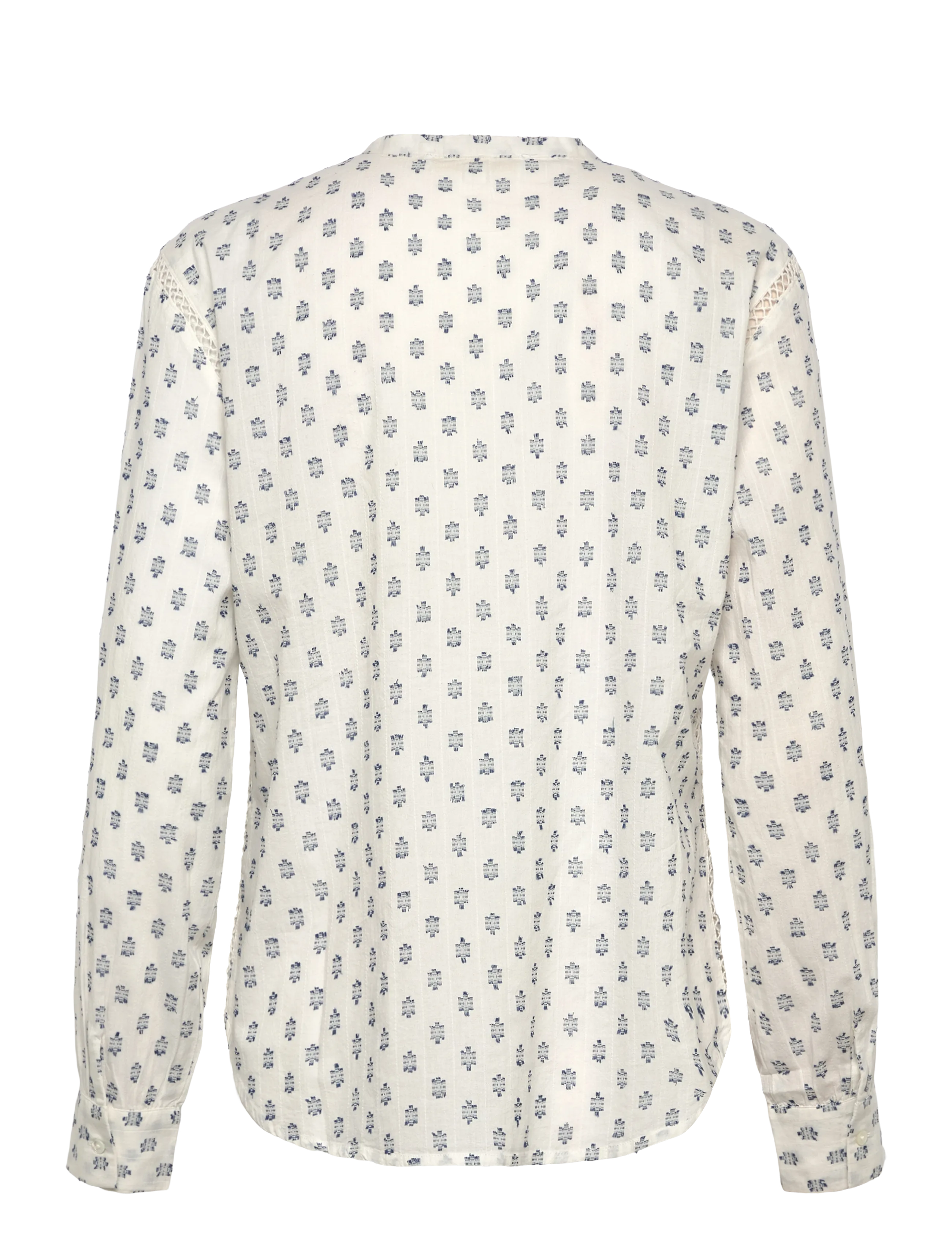Naja Lauf - AIDA SHIRT DECO VOILE - blue/white - 1